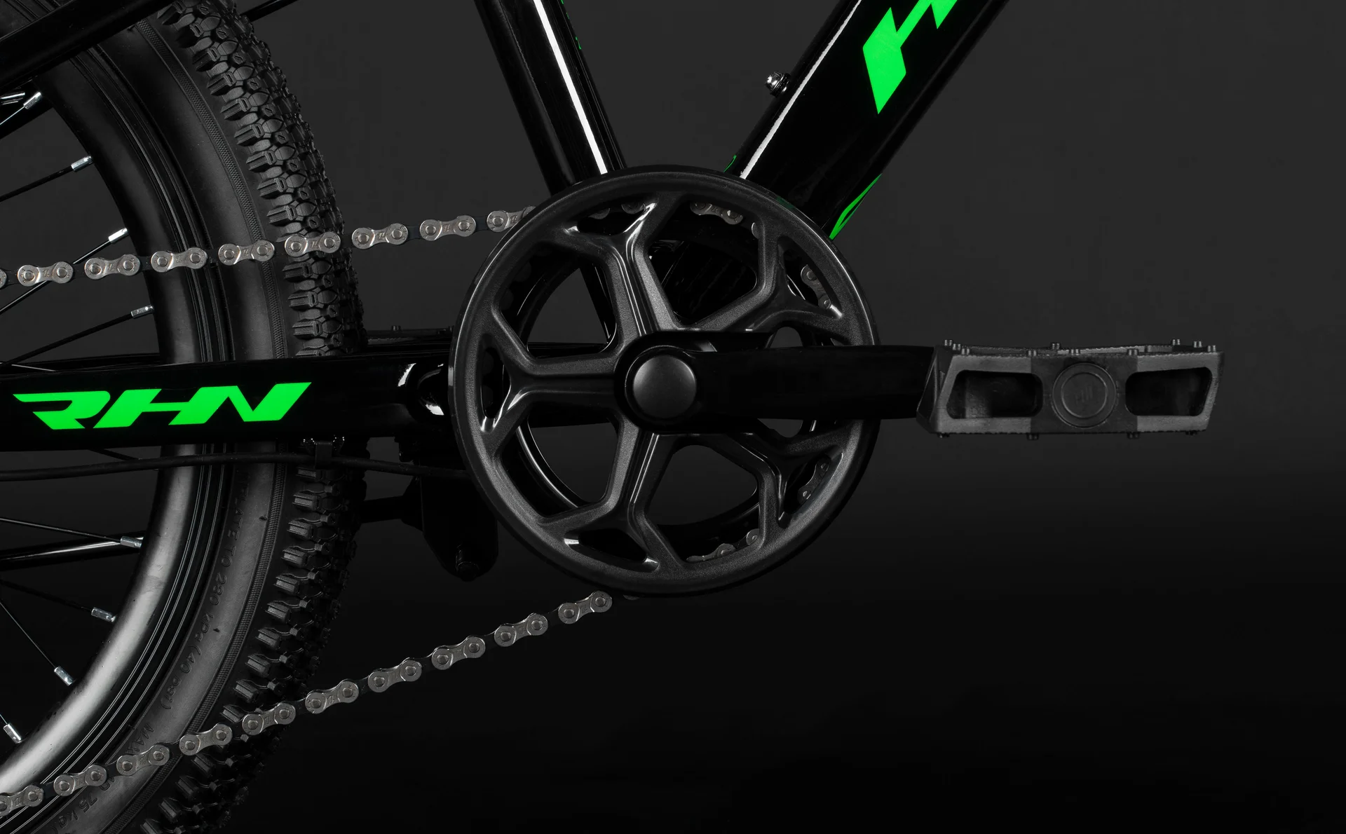 Велосипед HORH ROHAN RMD2.0 20" (2026) Black-Green-White - миниатюра 12