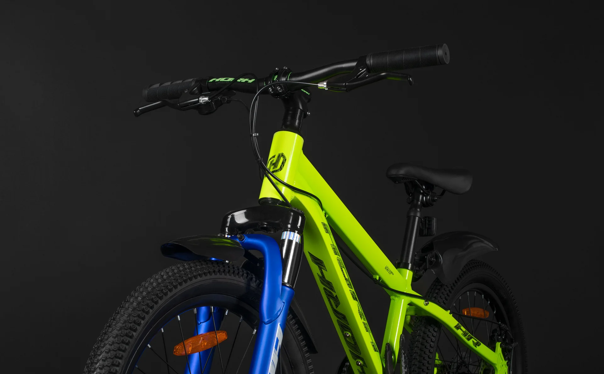 Велосипед HORH TONY HTYMD 2.0 20" (2026) Green-Black-Blue - миниатюра 10