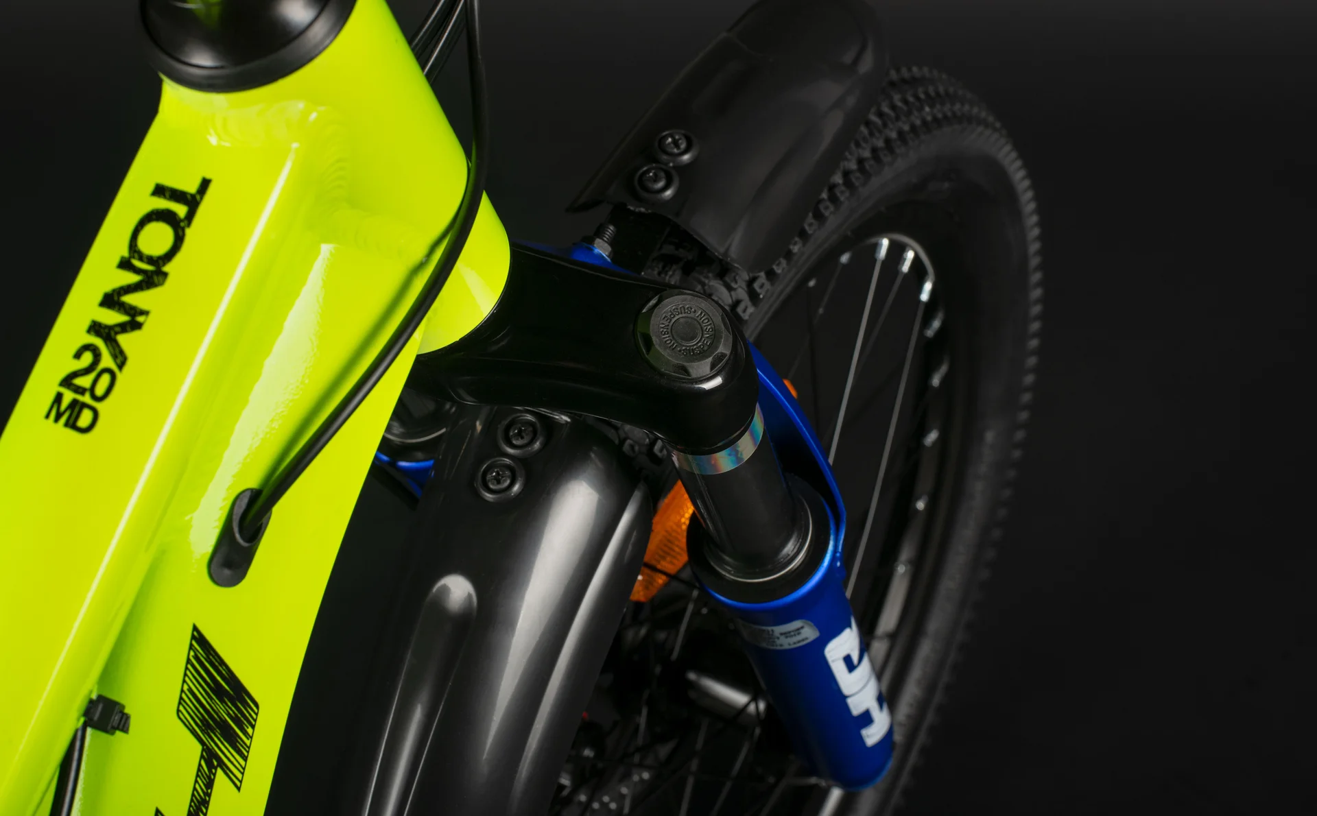 Велосипед HORH TONY HTYMD 2.0 20" (2026) Green-Black-Blue - миниатюра 12