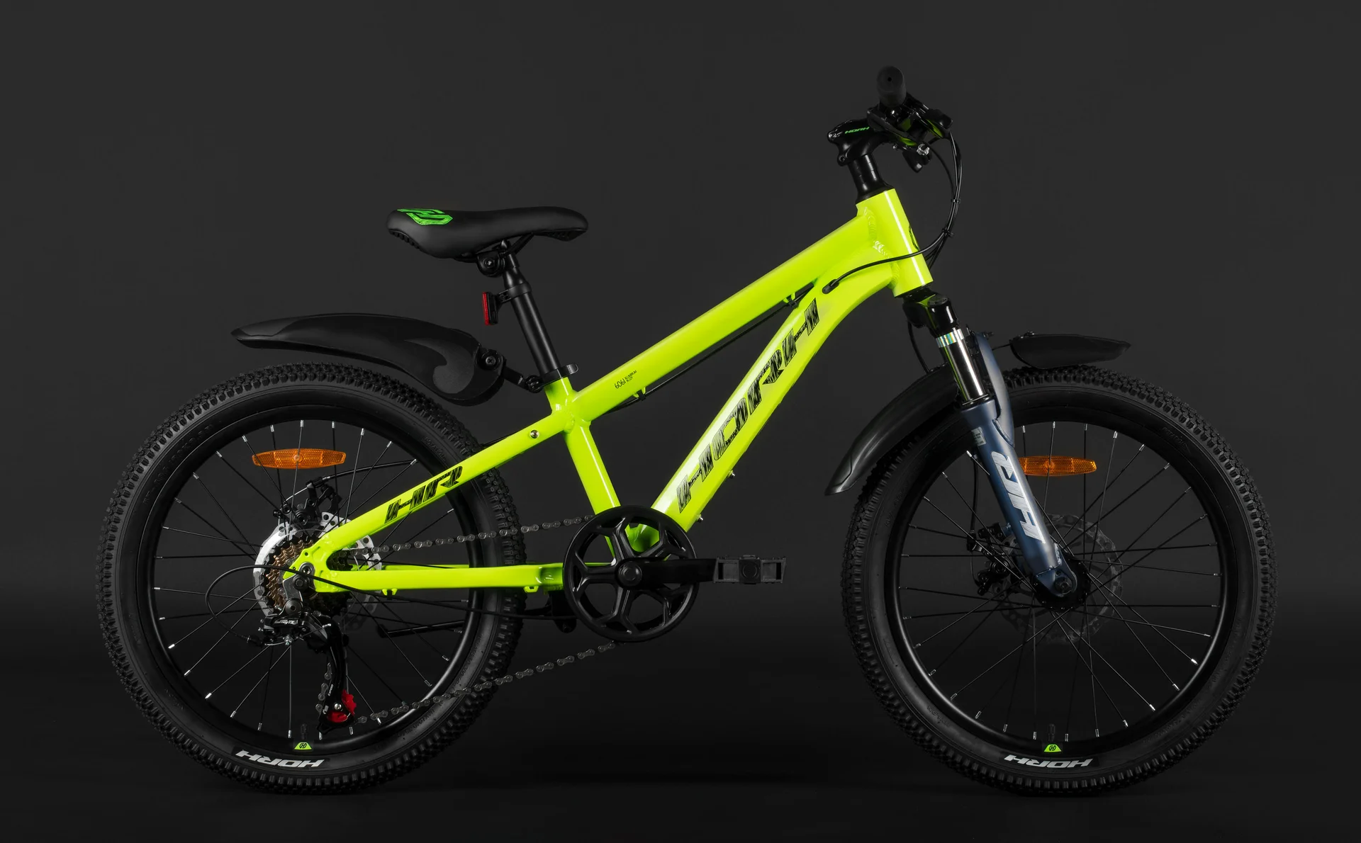Велосипед HORH TONY HTYMD 2.0 20" (2026) Green-Black-Blue - миниатюра 5