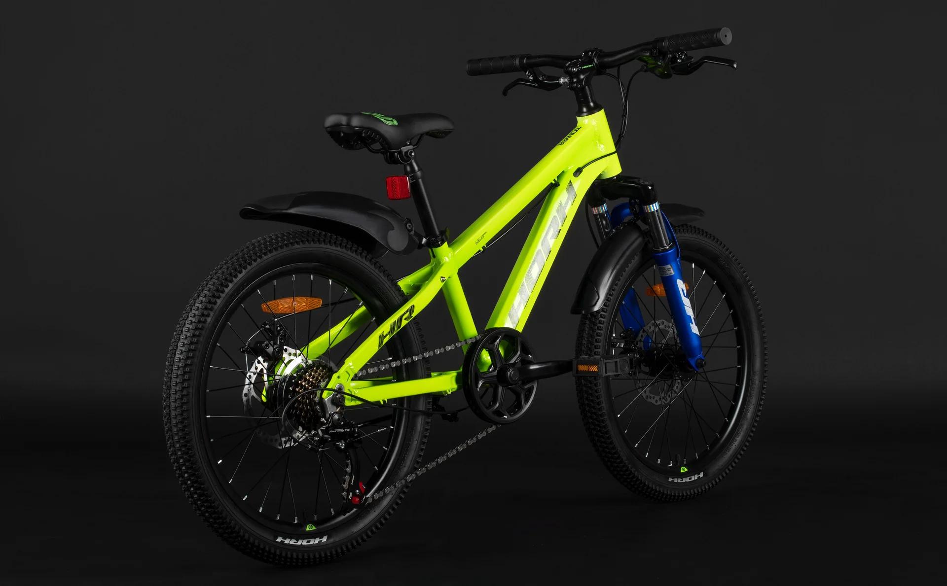 Велосипед HORH TONY HTYMD 2.0 20" (2026) Green-Black-Blue - миниатюра 7