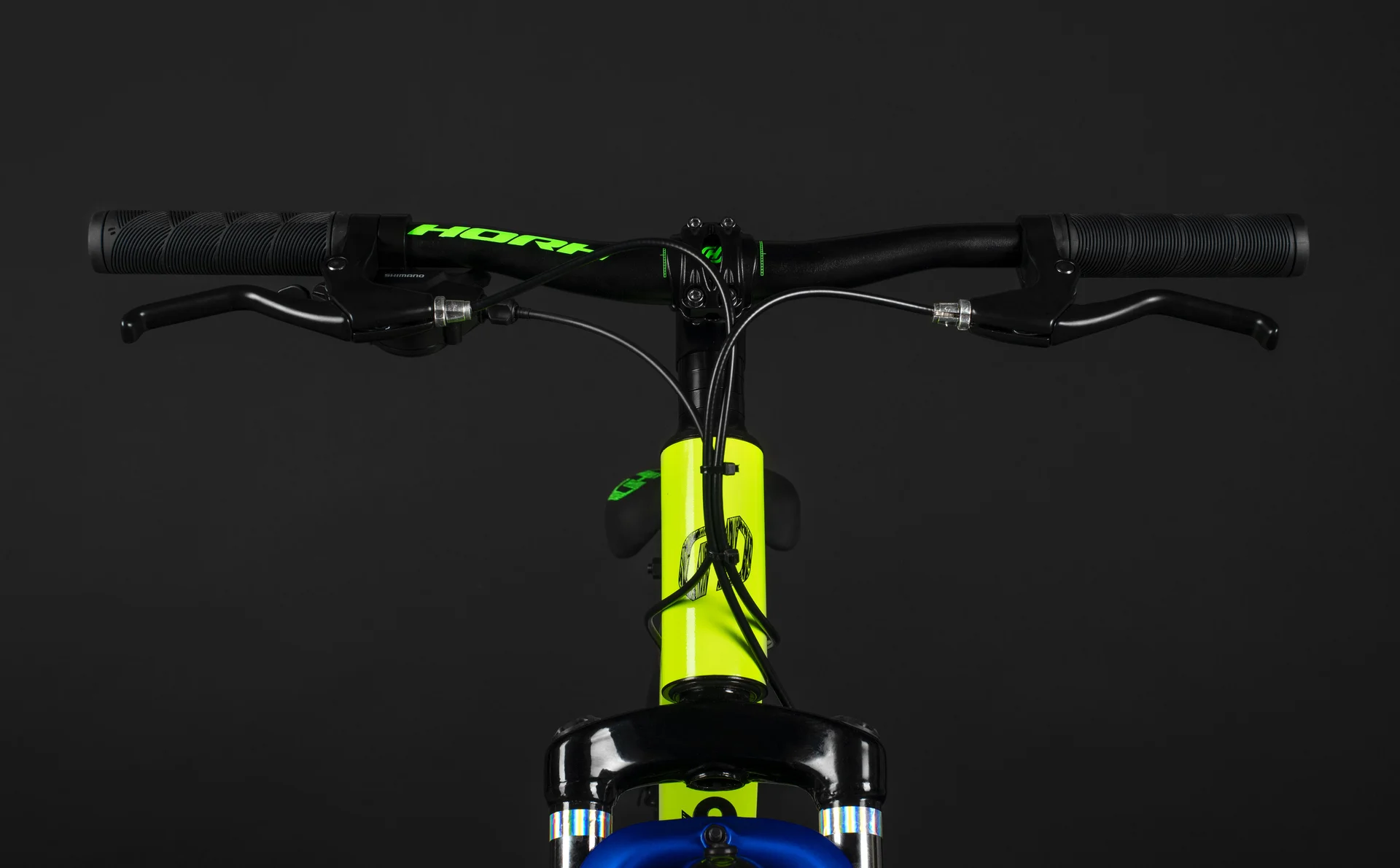 Велосипед HORH TONY HTYMD 2.0 20" (2026) Green-Black-Blue - миниатюра 8