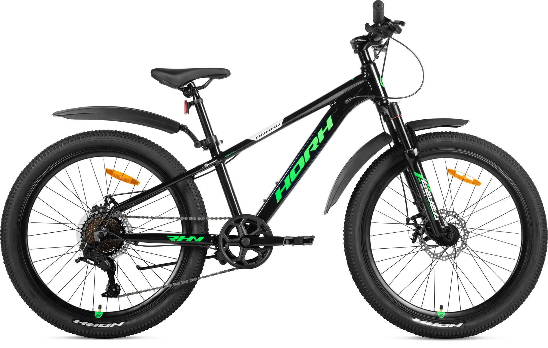 Велосипед HORH ROHAN RMD4.0 24" (2026) Black-Green-White - изображение 1