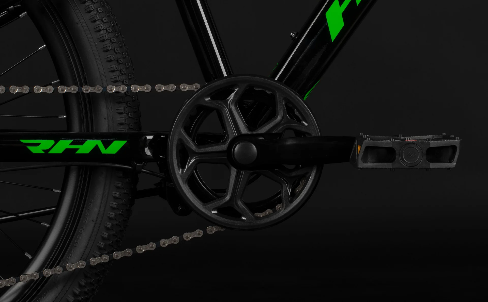 Велосипед HORH ROHAN RMD4.0 24" (2026) Black-Green-White - миниатюра 13
