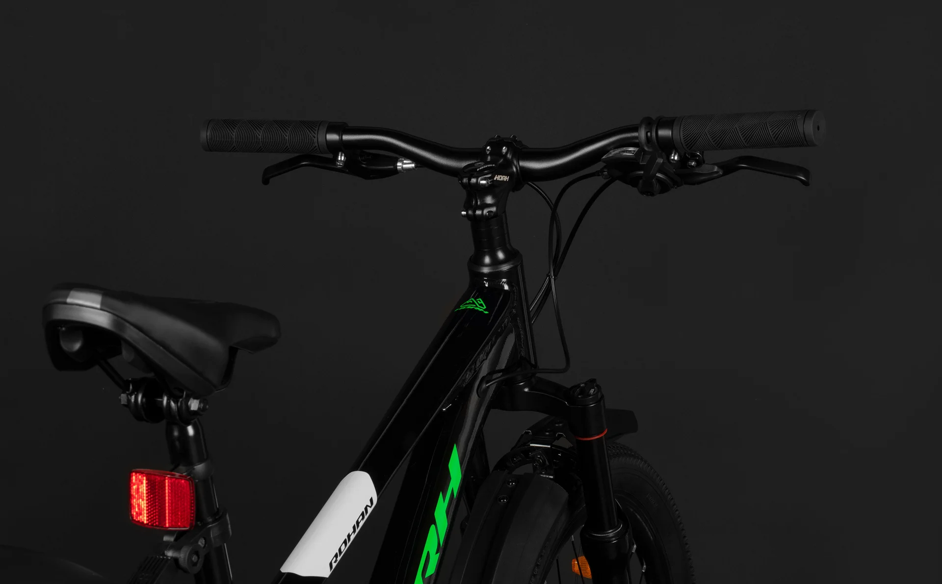 Велосипед HORH ROHAN RMD4.0 24" (2026) Black-Green-White - миниатюра 9