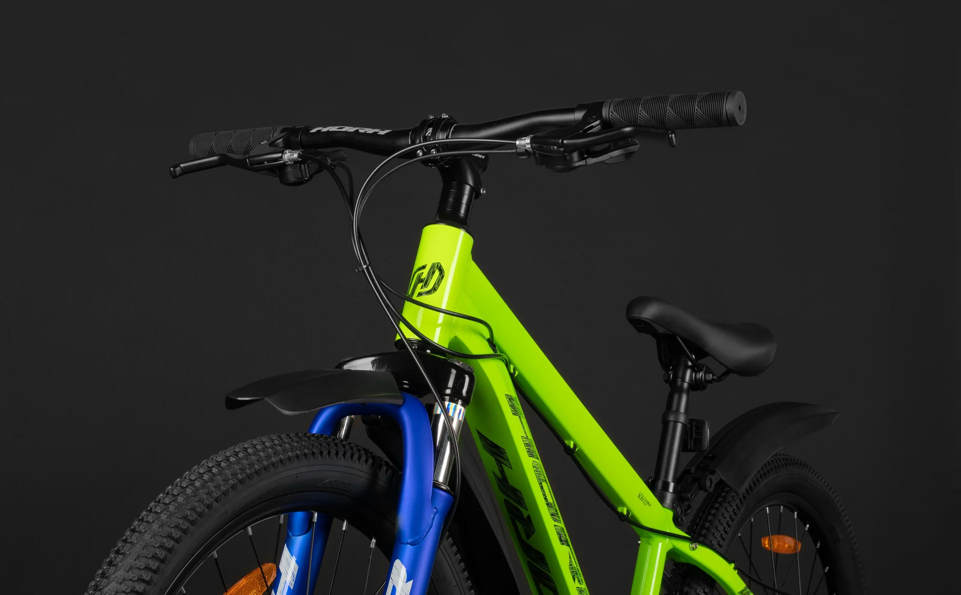 Велосипед HORH TONY HTYMD 4.0 24" (2026) Green-Black-Blue - миниатюра 10
