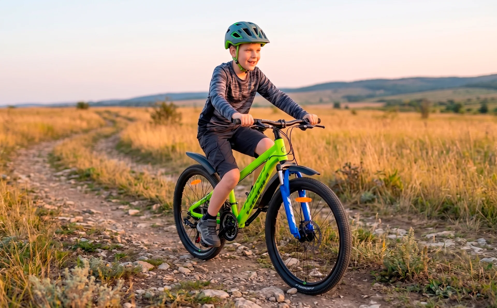 Велосипед HORH TONY HTYMD 4.0 24" (2026) Green-Black-Blue - миниатюра 3