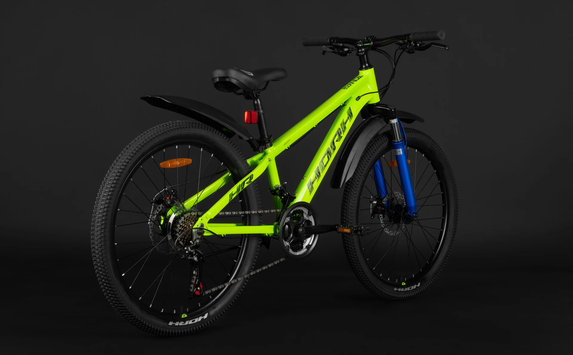 Велосипед HORH TONY HTYMD 4.0 24" (2026) Green-Black-Blue - миниатюра 7