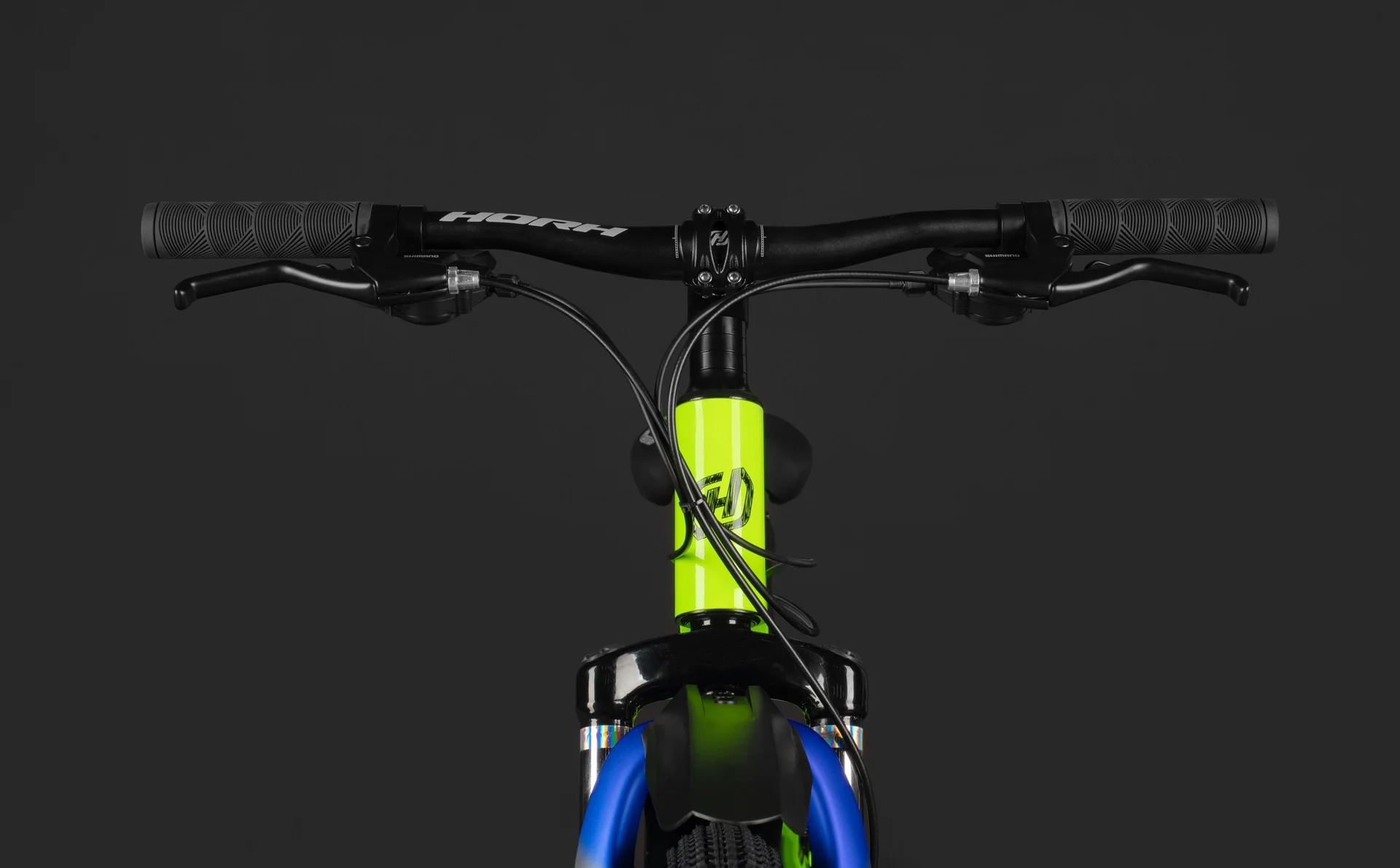 Велосипед HORH TONY HTYMD 4.0 24" (2026) Green-Black-Blue - миниатюра 8