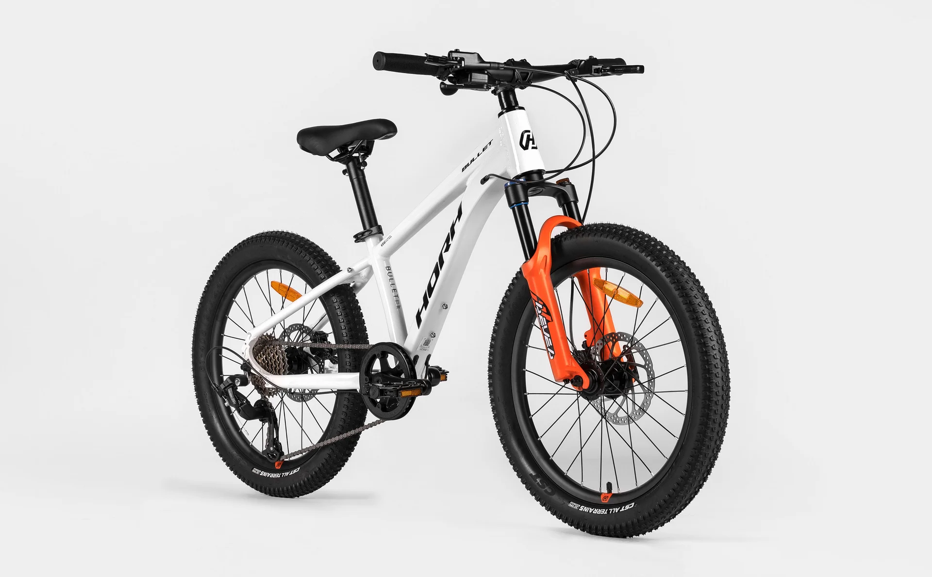 Велосипед HORH BULLET HBHD2.0 20" (2026) White-Orange - миниатюра 5