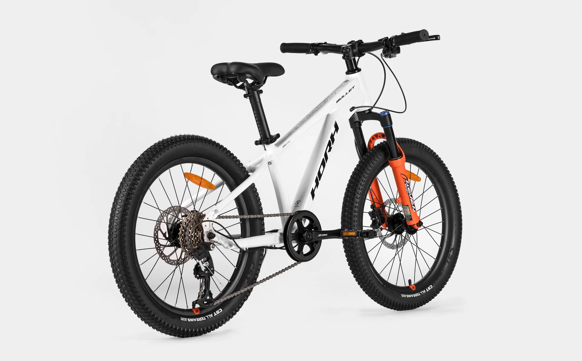 Велосипед HORH BULLET HBHD2.0 20" (2026) White-Orange - миниатюра 6