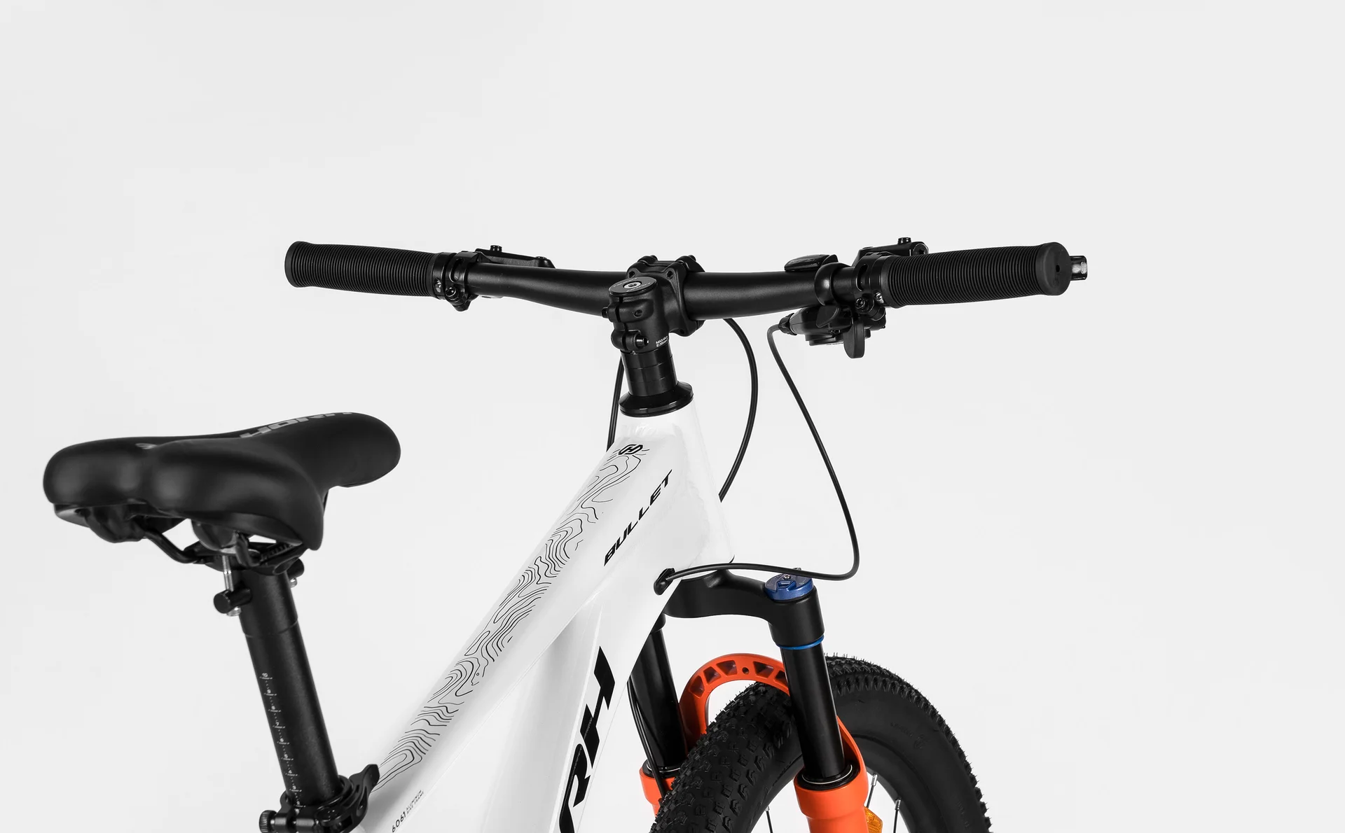 Велосипед HORH BULLET HBHD2.0 20" (2026) White-Orange - миниатюра 8