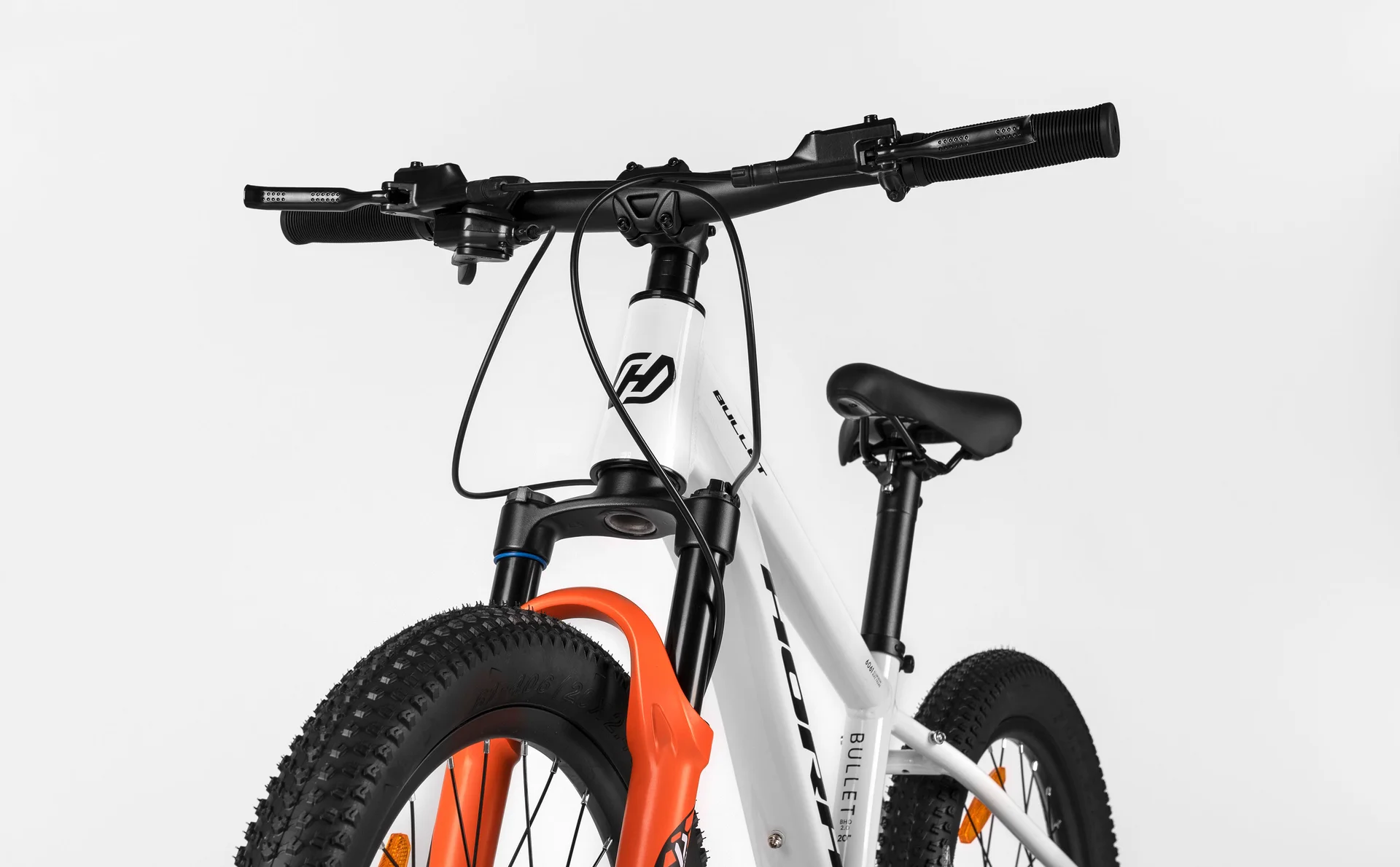 Велосипед HORH BULLET HBHD2.0 20" (2026) White-Orange - миниатюра 9
