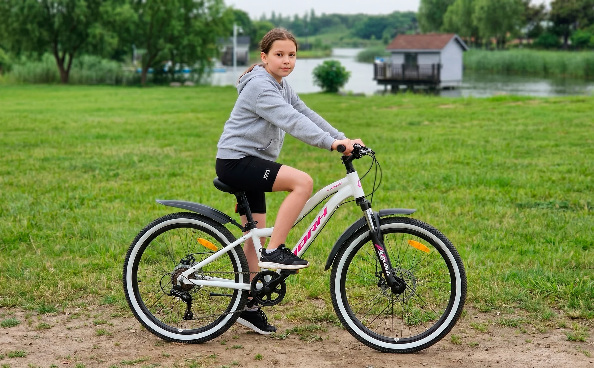 Велосипед HORH LIMA 24" (2026) White-Black - миниатюра 2