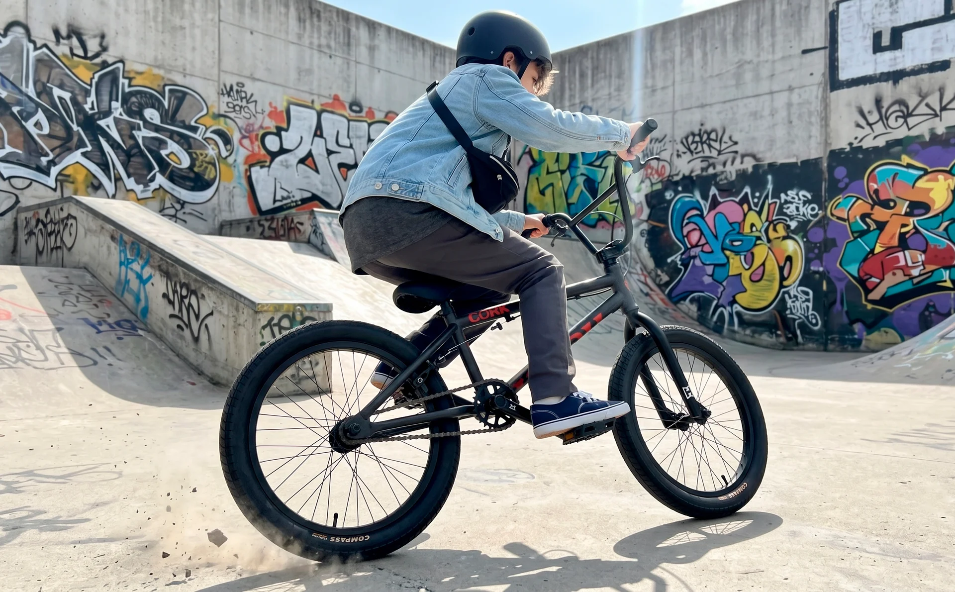 Велосипед HORH CORK CRK18 BLK/BRW 18" (2026) Black-Brown - миниатюра 2