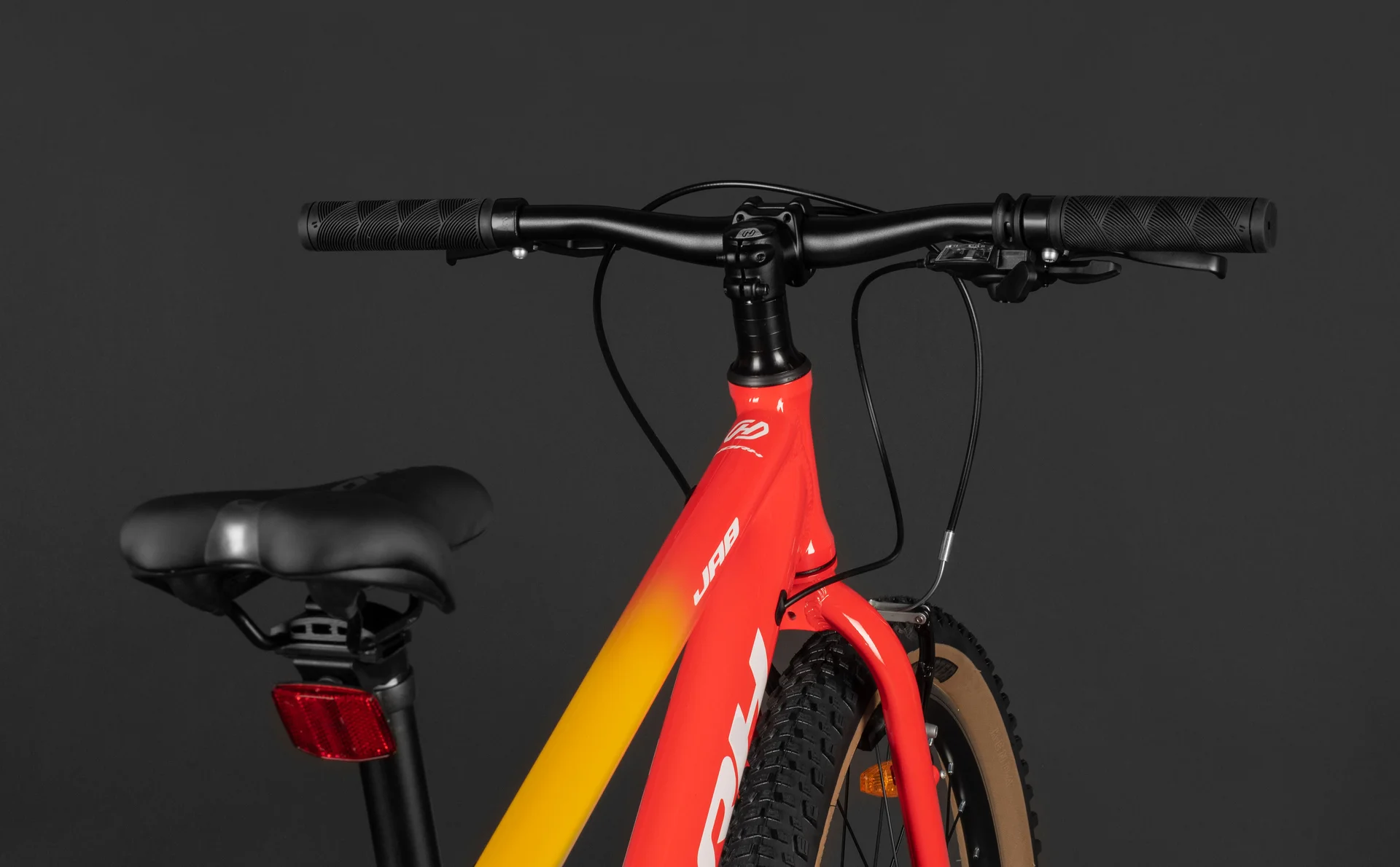 Велосипед HORH JAB JABVB4.0 24" (2026) Red-Yellow-White - миниатюра 9