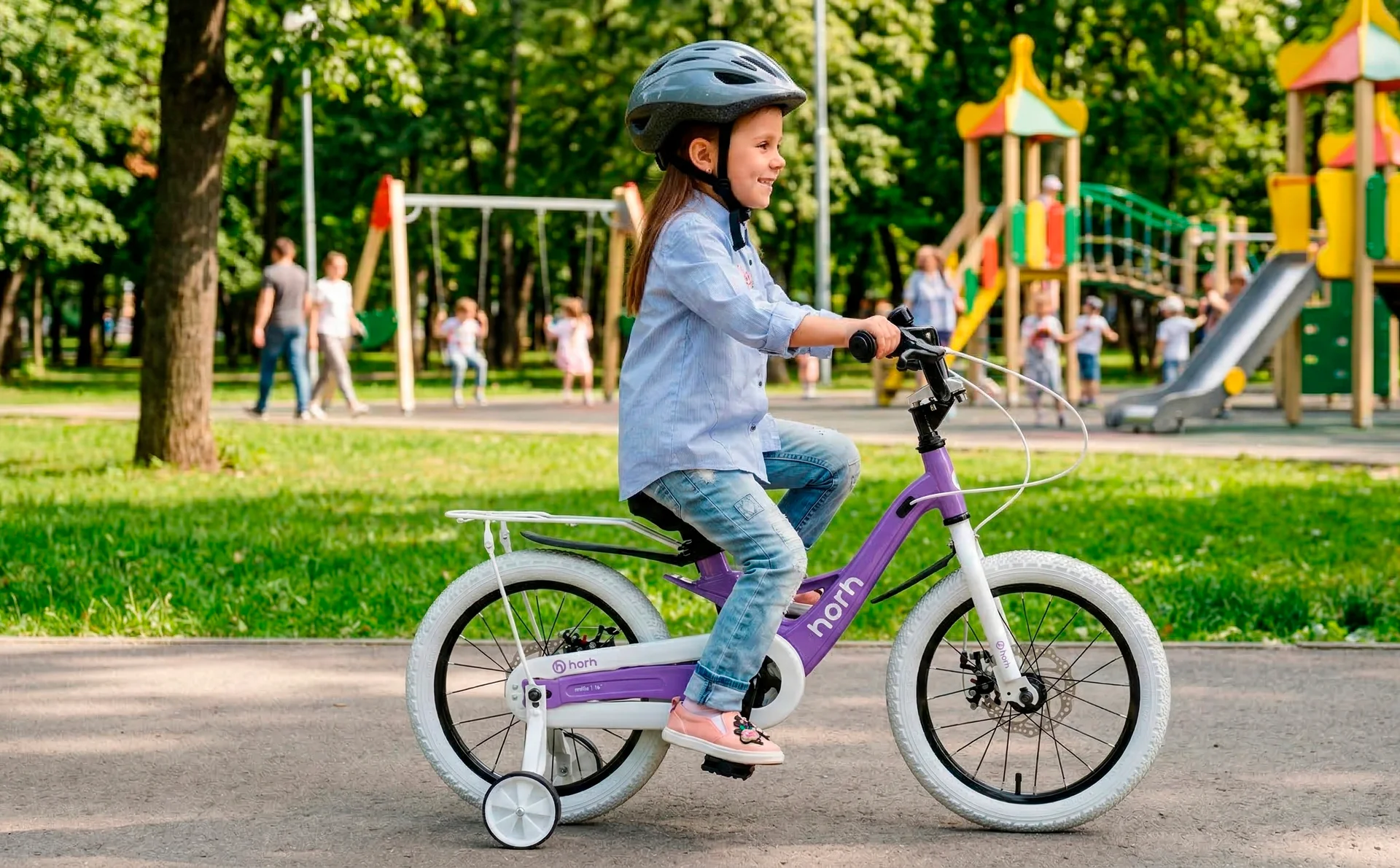 Велосипед HORH MILLIE 16 (2026) Purple-White - миниатюра 2