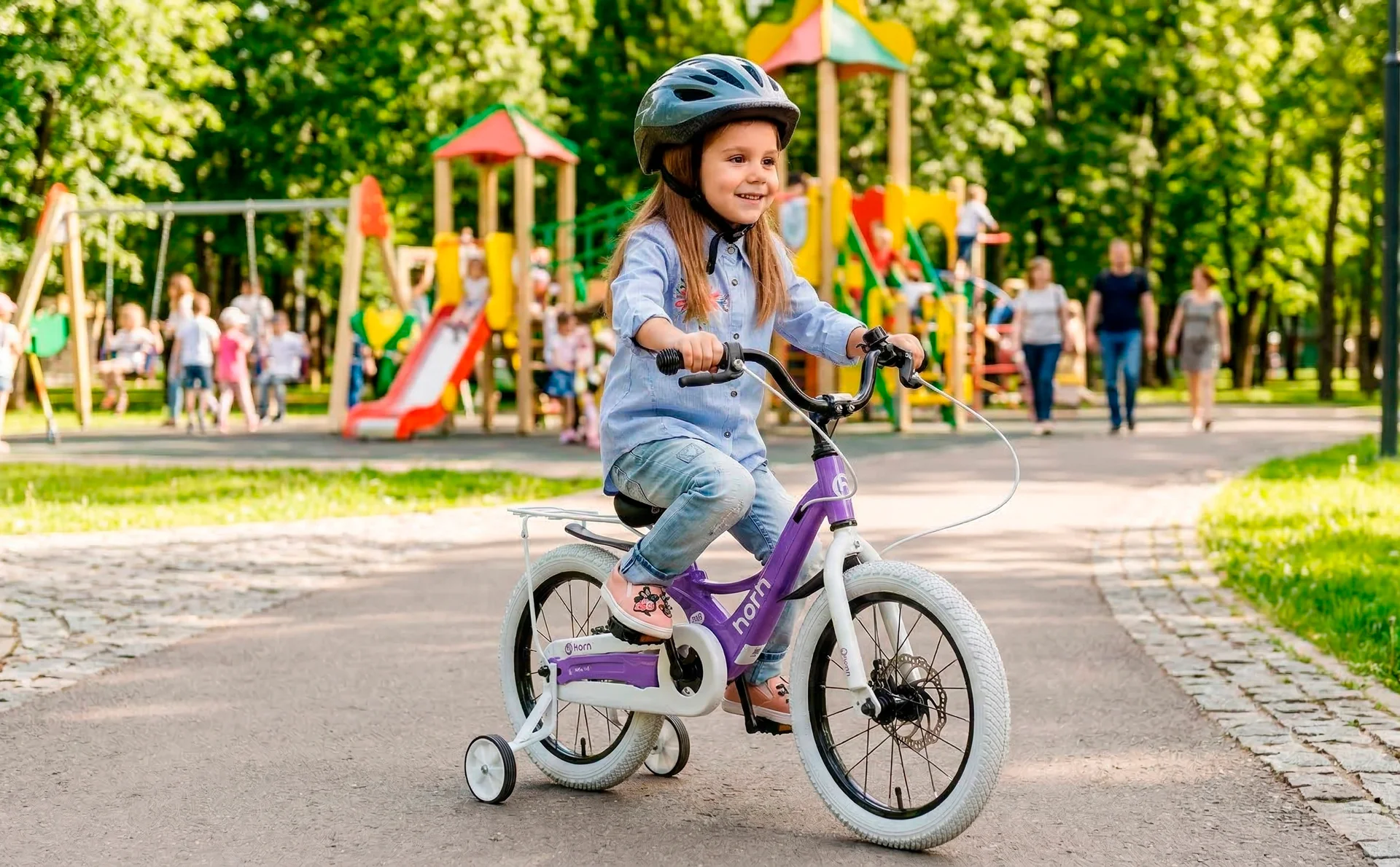 Велосипед HORH MILLIE 16 (2026) Purple-White - миниатюра 3