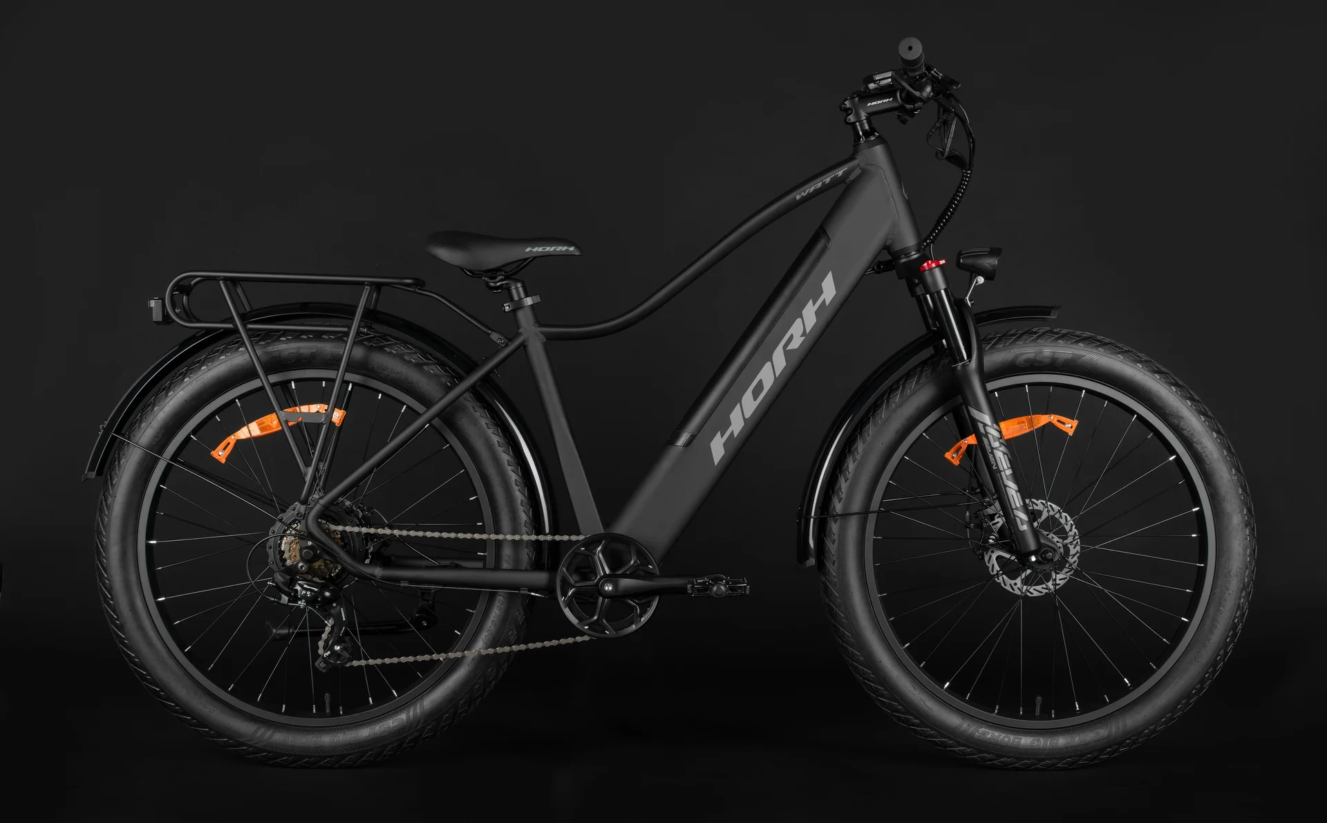 Велосипед HORH WATT 26" 750W (2026) Matt Black - миниатюра 2