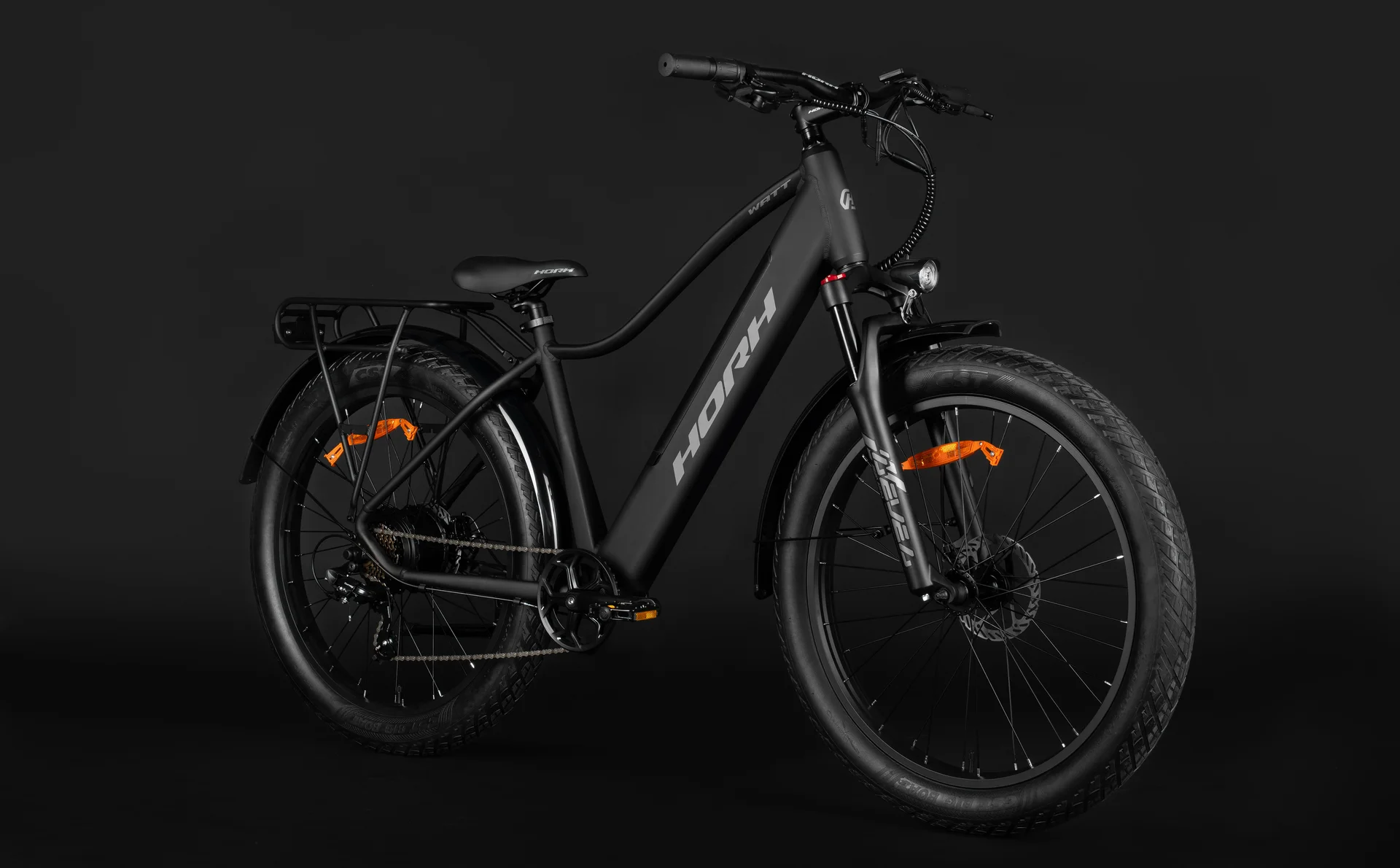 Велосипед HORH WATT 26" 750W (2026) Matt Black - миниатюра 3