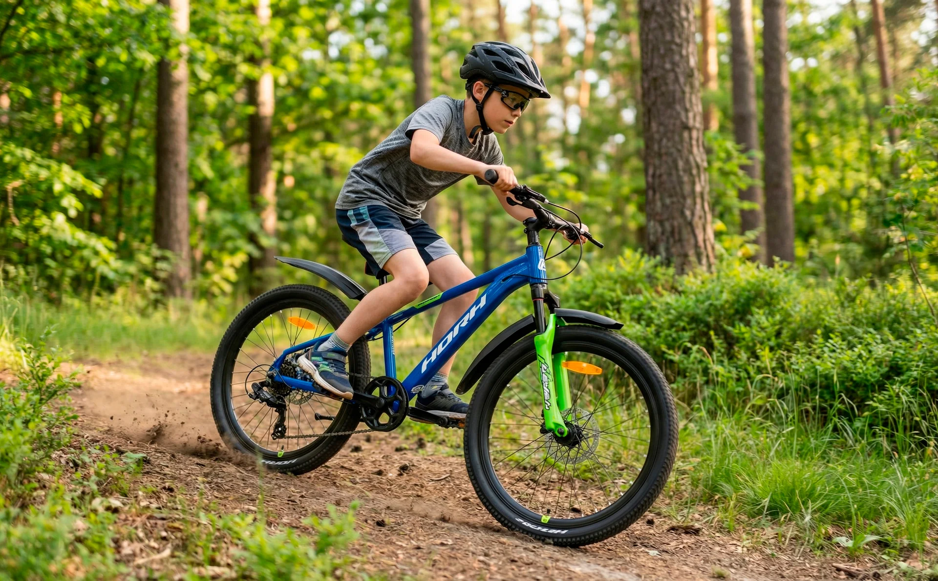 Велосипед HORH ROHAN RMD4.0 24" (2026) Blue-White-Green - миниатюра 2