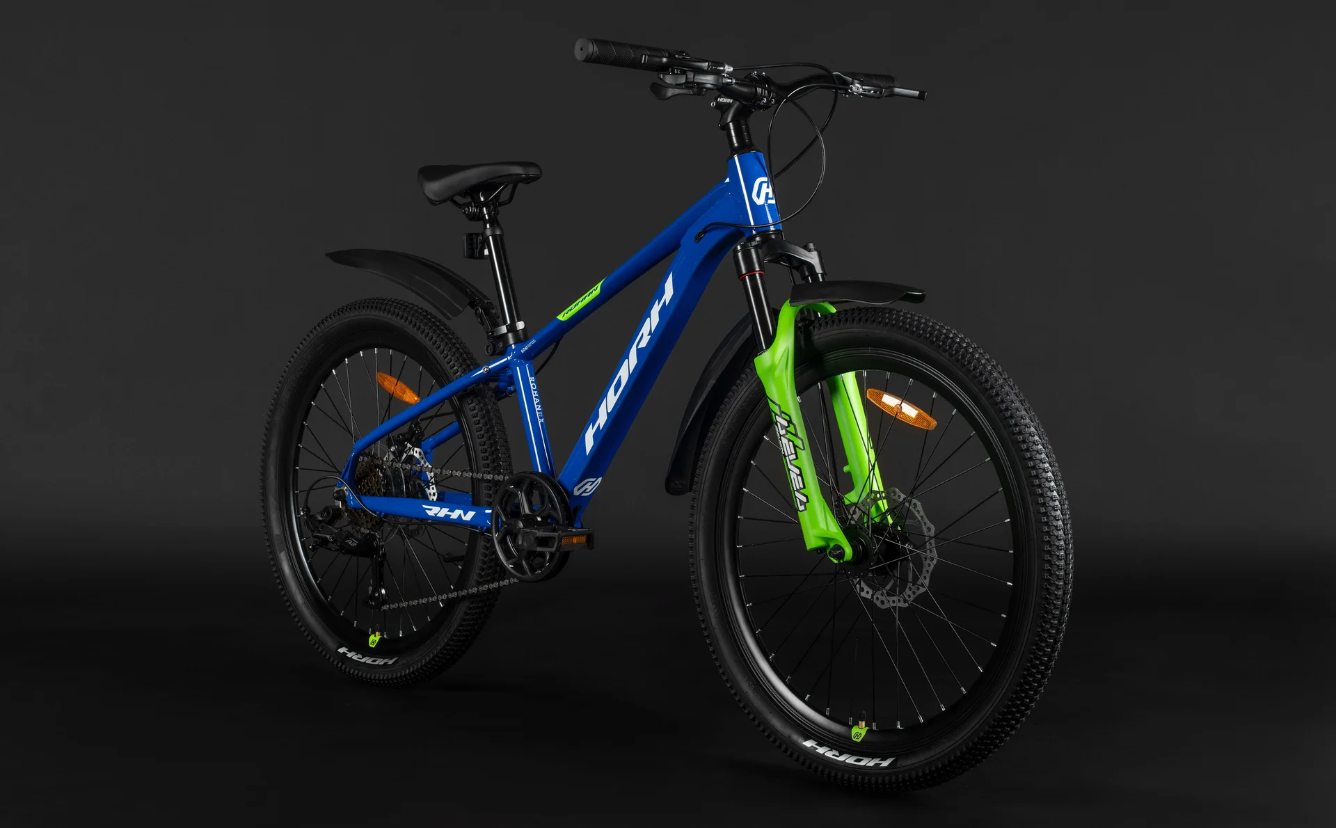 Велосипед HORH ROHAN RMD4.0 24" (2026) Blue-White-Green - миниатюра 6