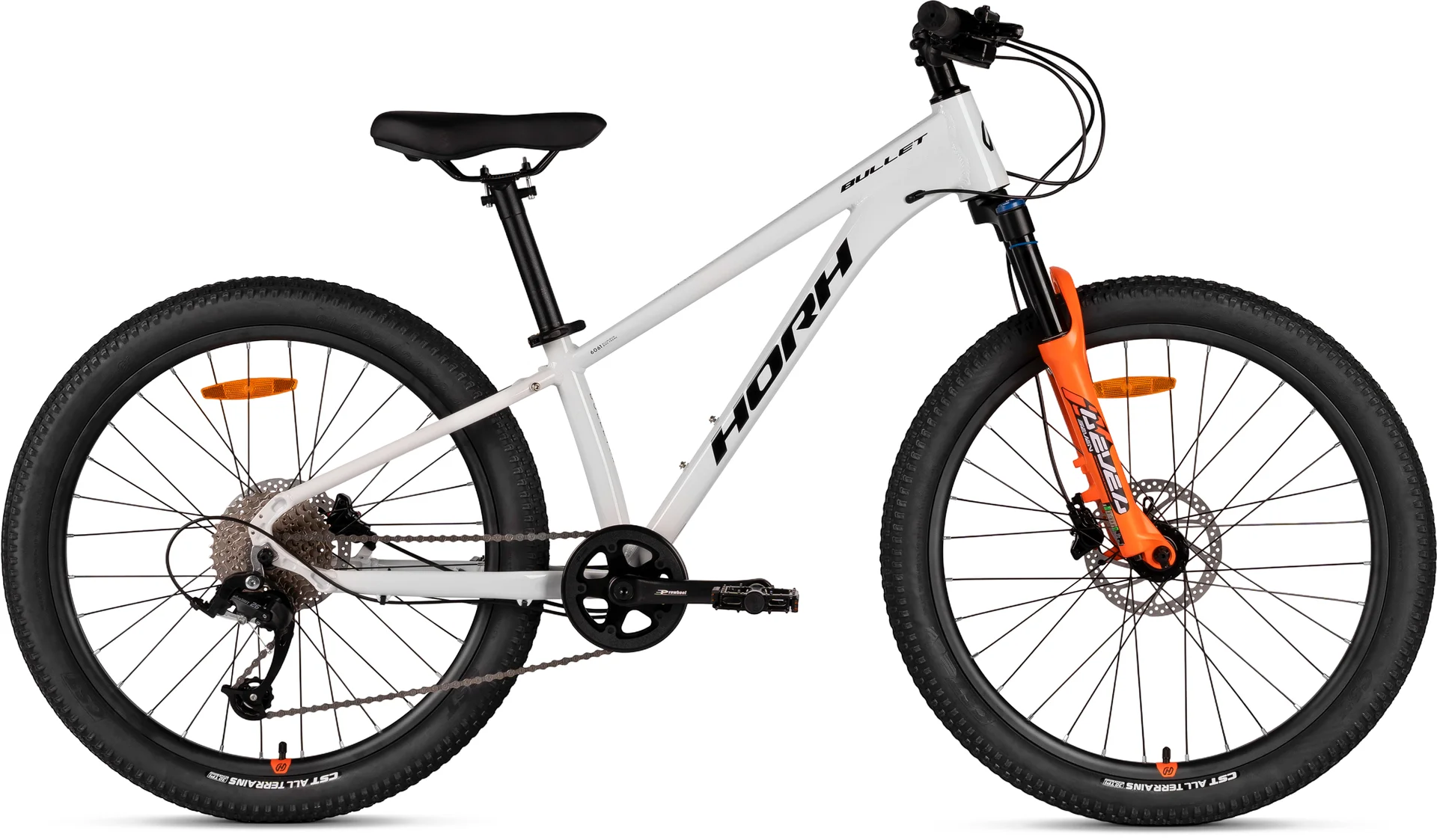 Велосипед HORH BULLET HBHD4.0 24" (2026) White-Orange - изображение 1