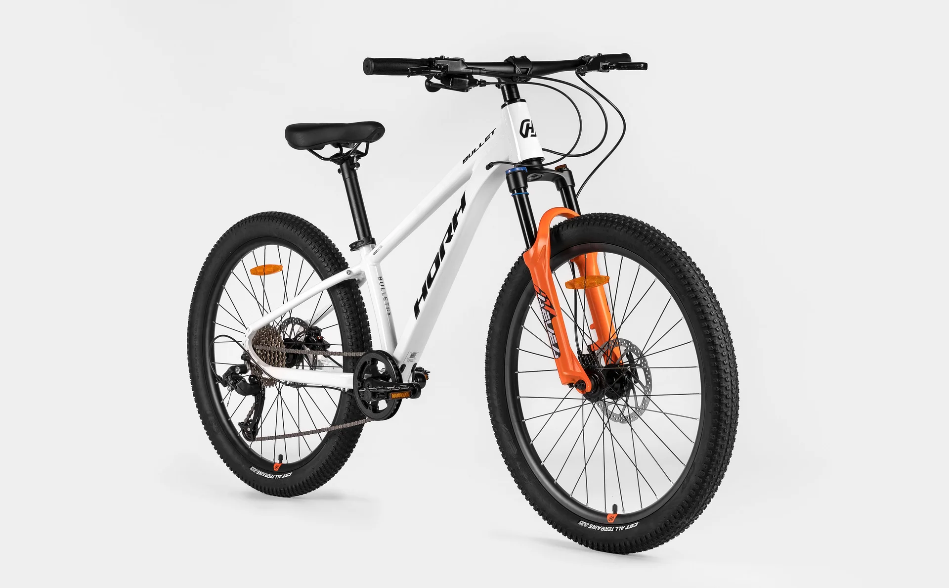 Велосипед HORH BULLET HBHD4.0 24" (2026) White-Orange - миниатюра 5