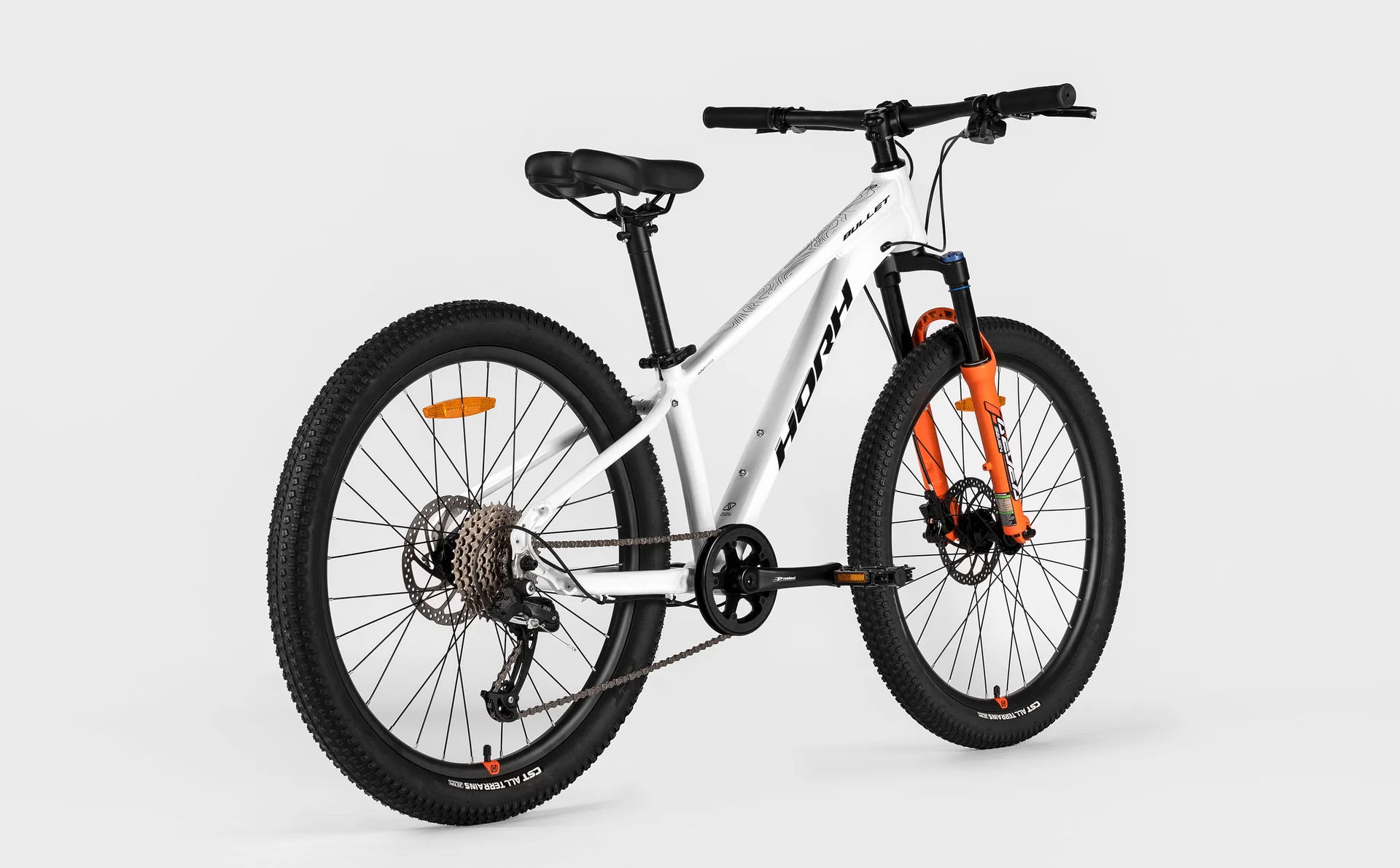 Велосипед HORH BULLET HBHD4.0 24" (2026) White-Orange - миниатюра 6