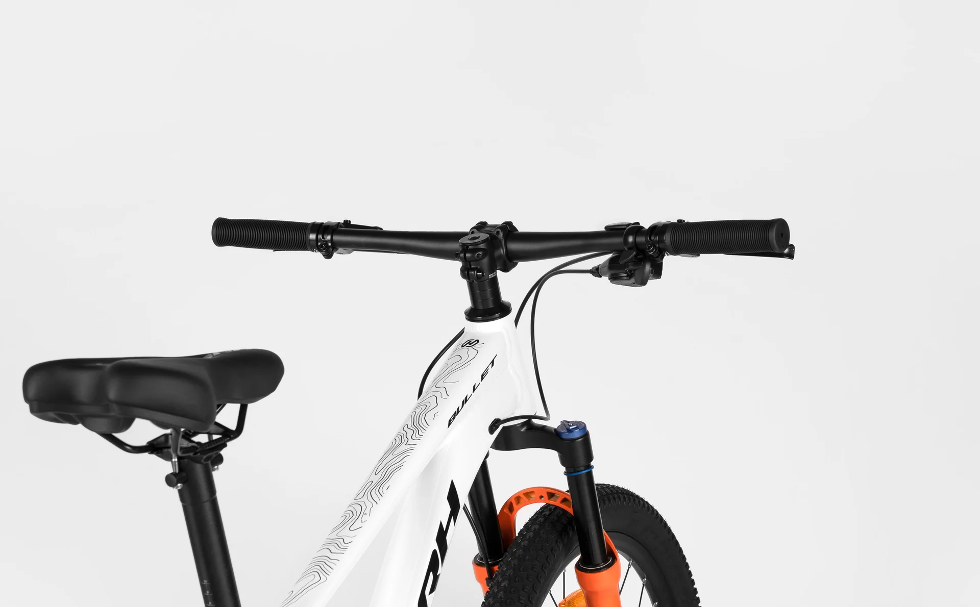 Велосипед HORH BULLET HBHD4.0 24" (2026) White-Orange - миниатюра 8