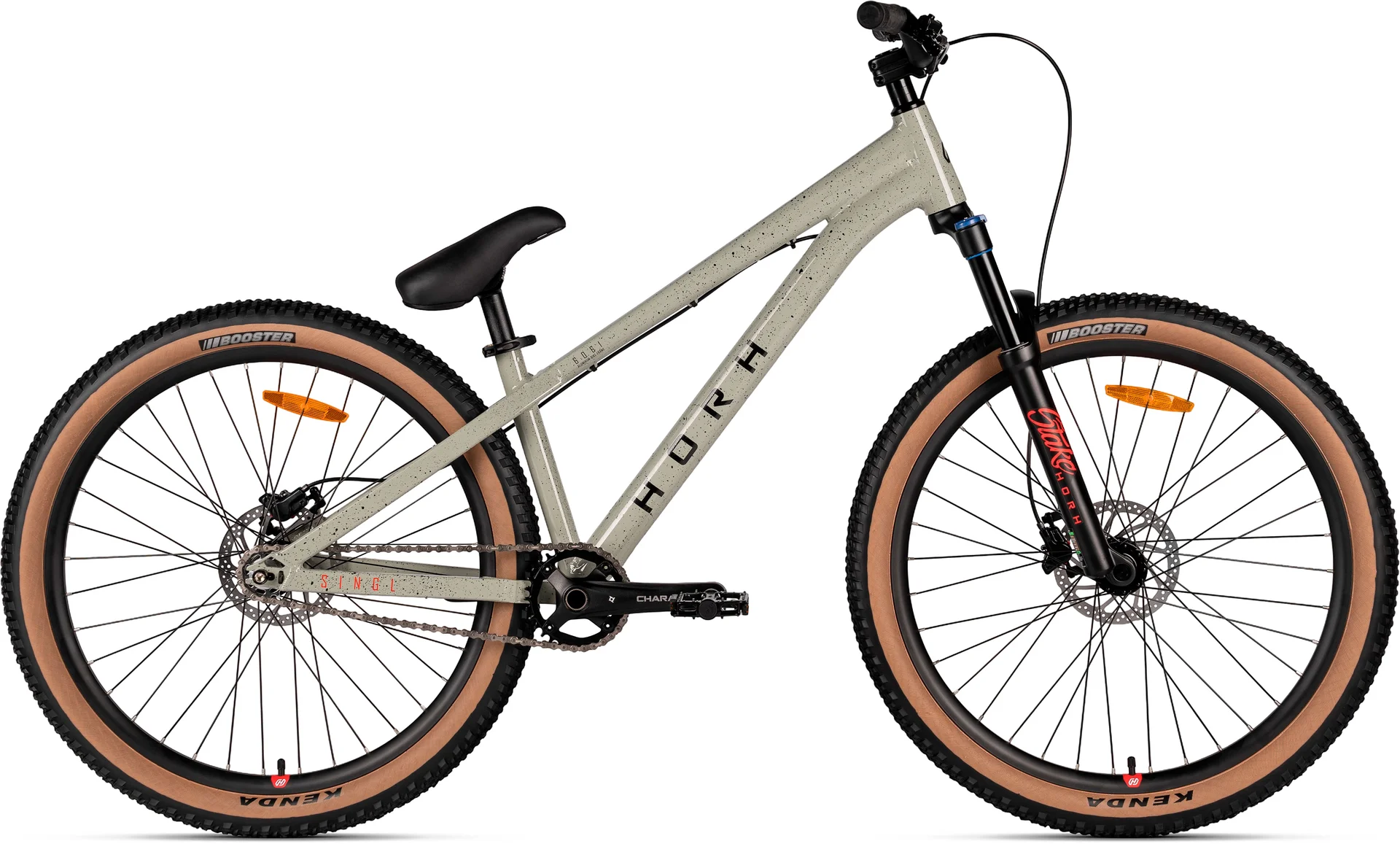 Велосипед HORH STAKE SS 26" (2026) Grey-Black-Orange - изображение 1