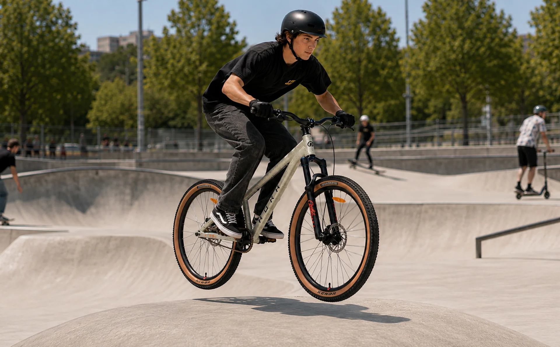 Велосипед HORH STAKE SS 26" (2026) Grey-Black-Orange - миниатюра 3