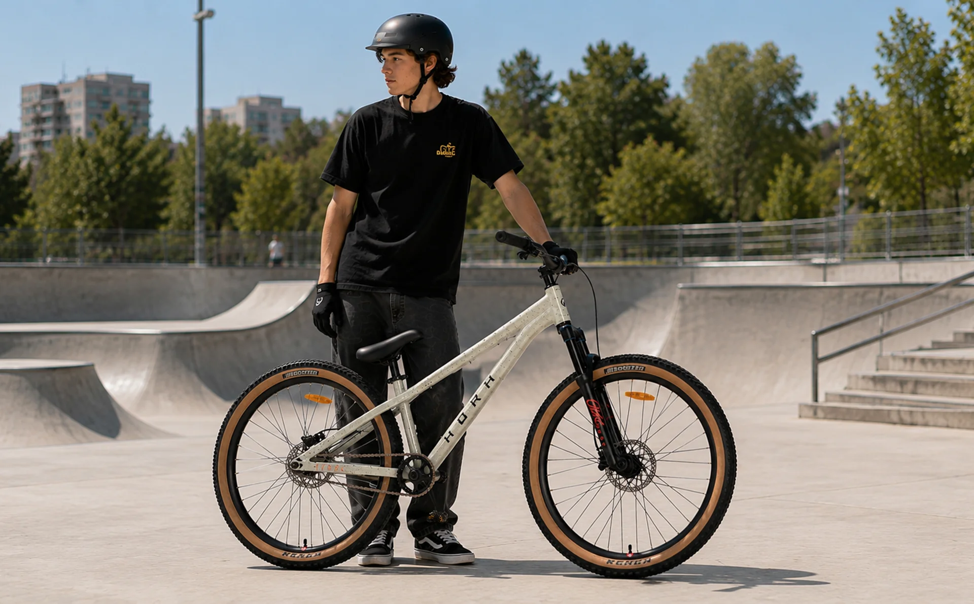 Велосипед HORH STAKE SS 26" (2026) Grey-Black-Orange - миниатюра 4