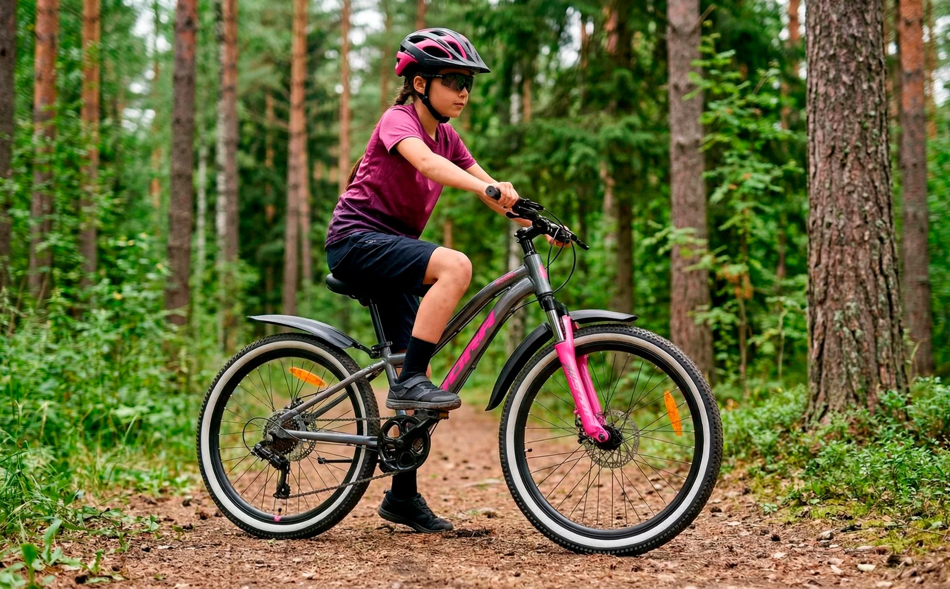 Велосипед HORH LIMA 24" (2026) Grey-Pink - миниатюра 3