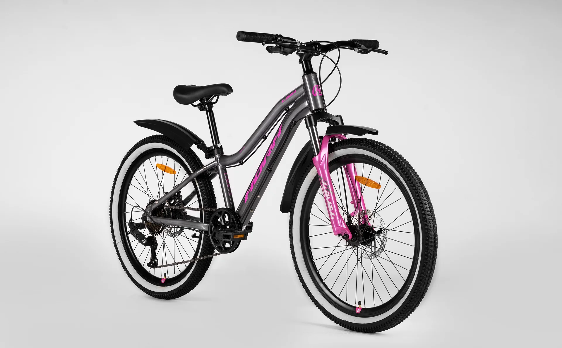 Велосипед HORH LIMA 24" (2026) Grey-Pink - миниатюра 5