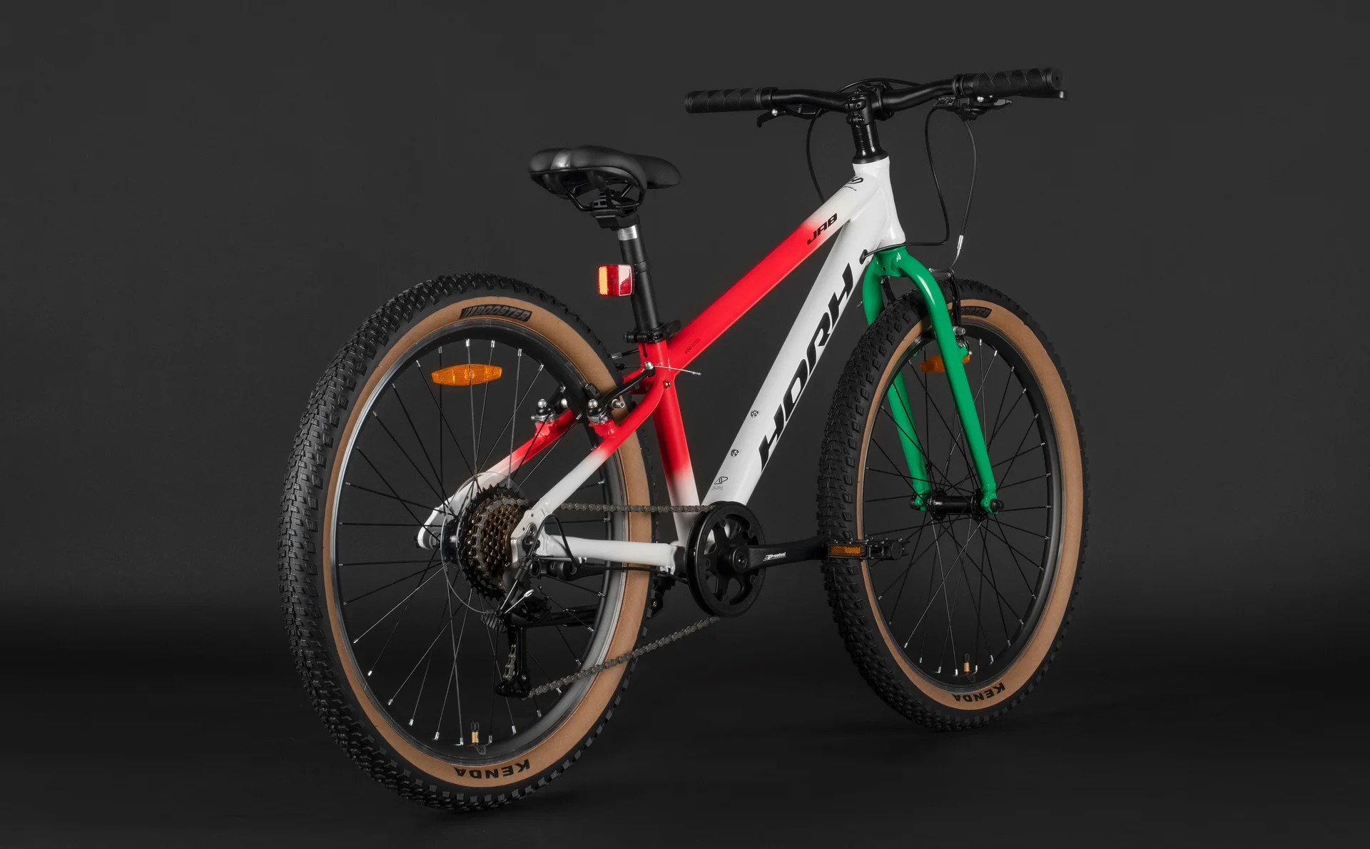 Велосипед HORH JAB JABVB4.0 24" (2026) White-Red-Green-Black - миниатюра 7