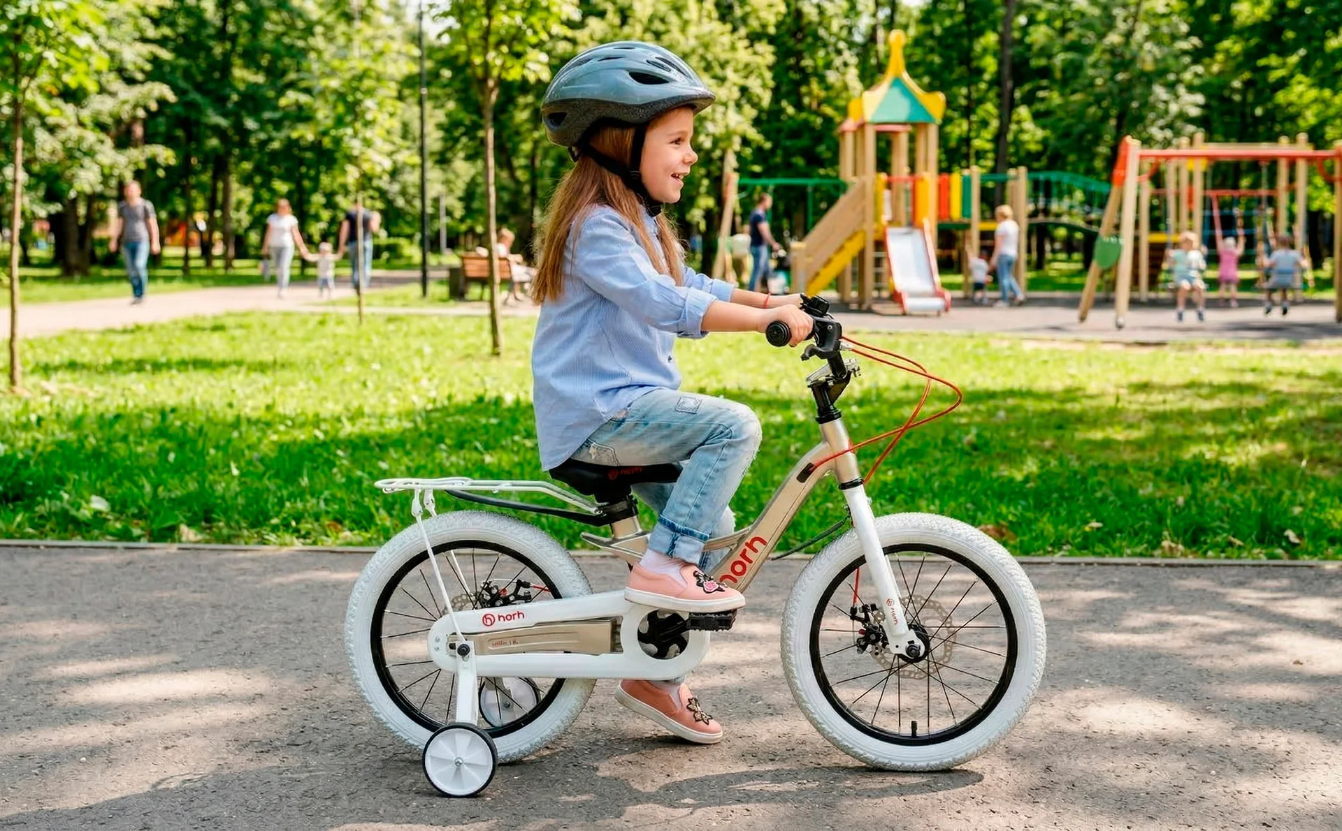 Велосипед HORH MILLIE 16 (2026) Peach-White - миниатюра 2