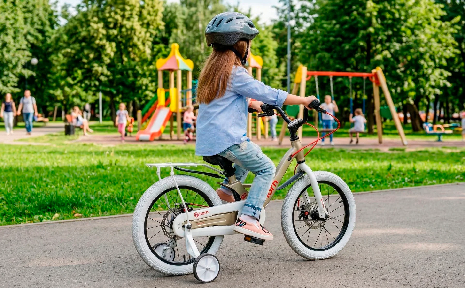 Велосипед HORH MILLIE 16 (2026) Peach-White - миниатюра 4