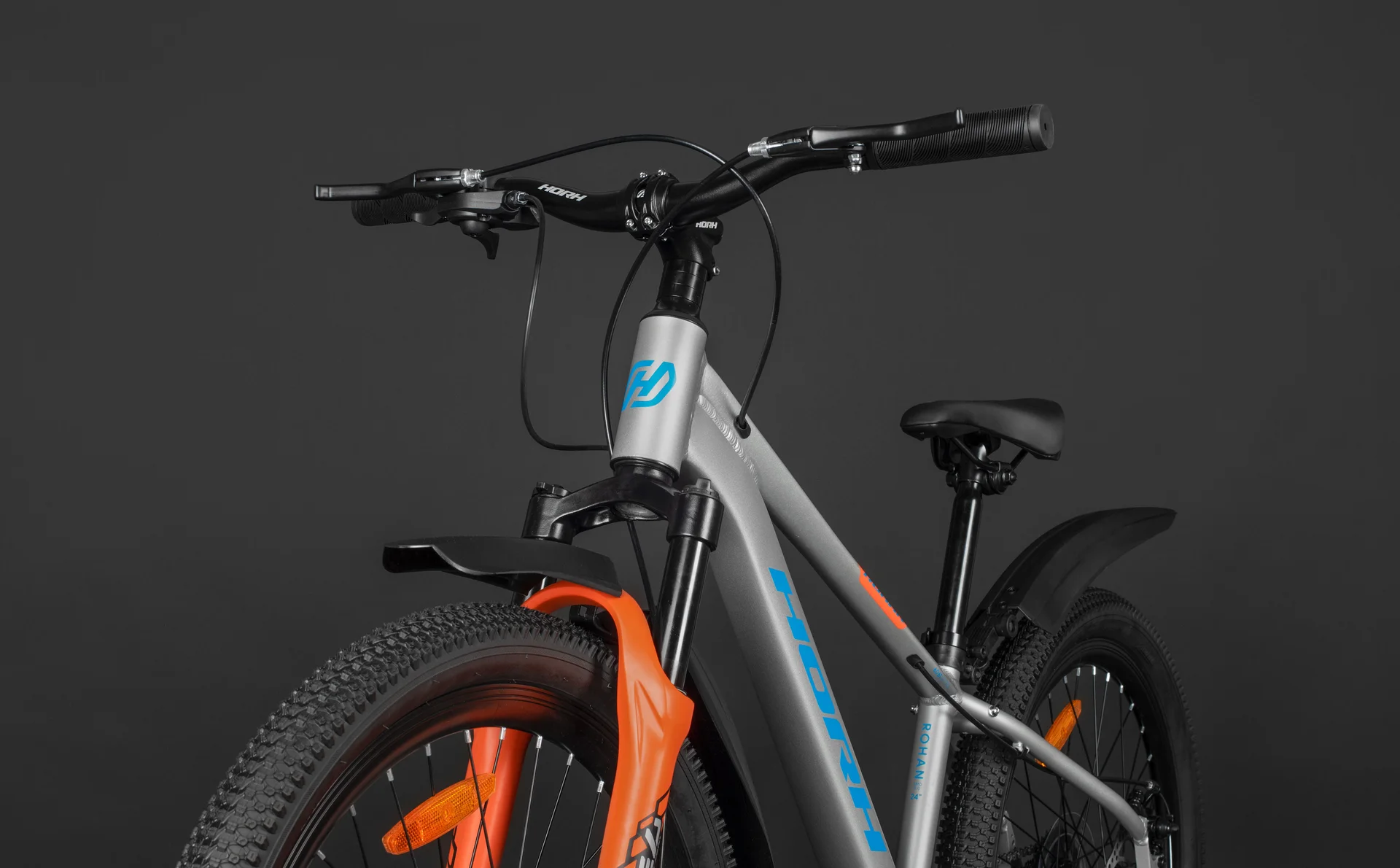 Велосипед HORH ROHAN RMD4.0 24" (2026) Grey-Blue-Orange - миниатюра 10
