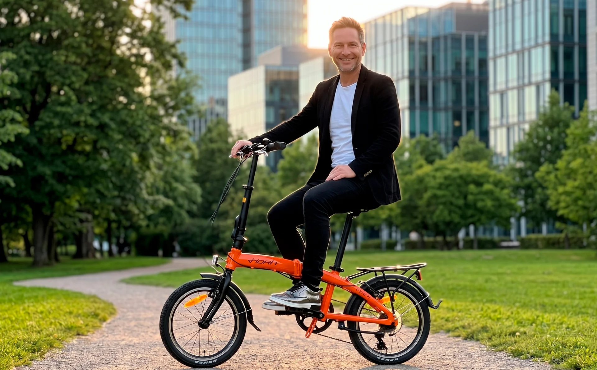 Велосипед HORH NEMO 16" (2026) Orange-Black - миниатюра 3