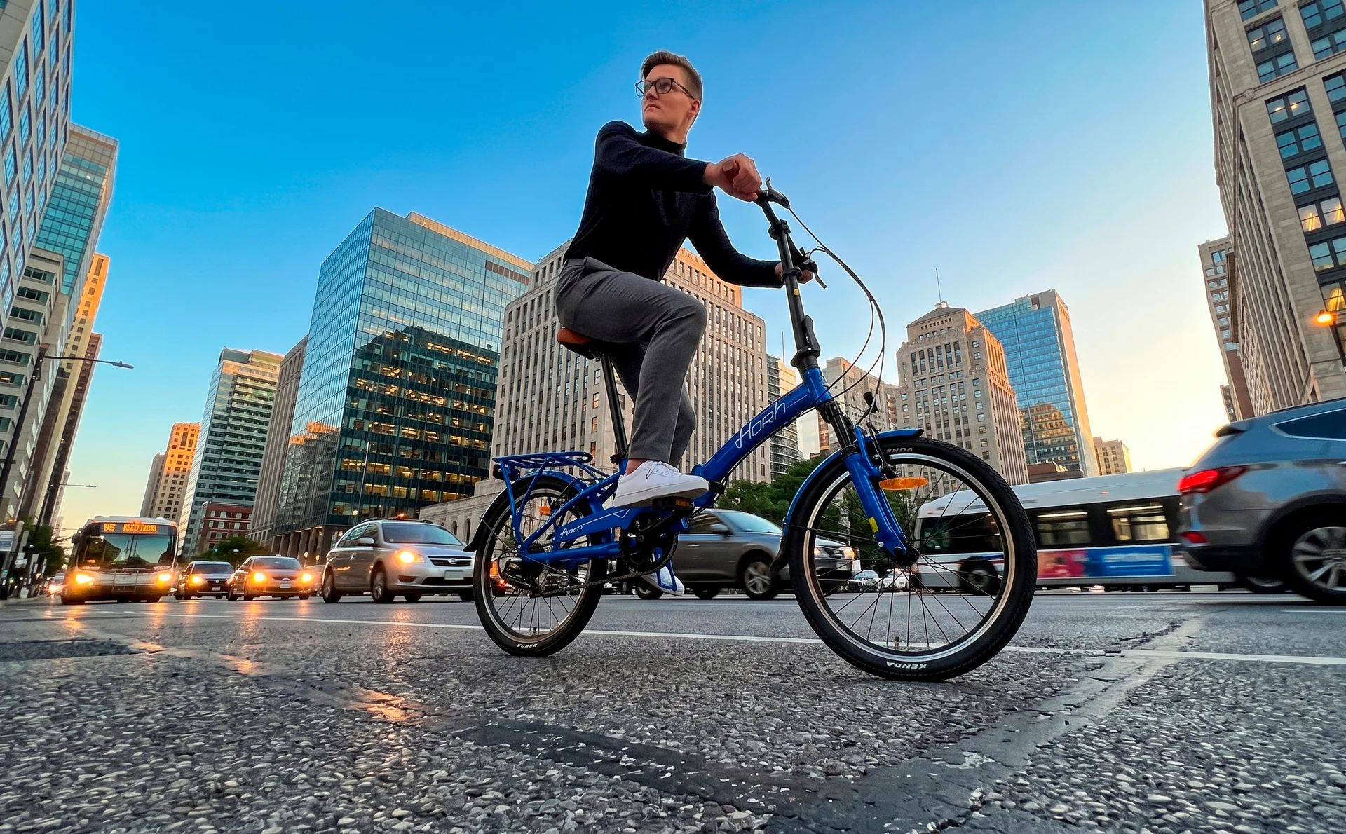 Велосипед HORH KAYO AM 20 N3V 20" (2025) Blue - миниатюра 2