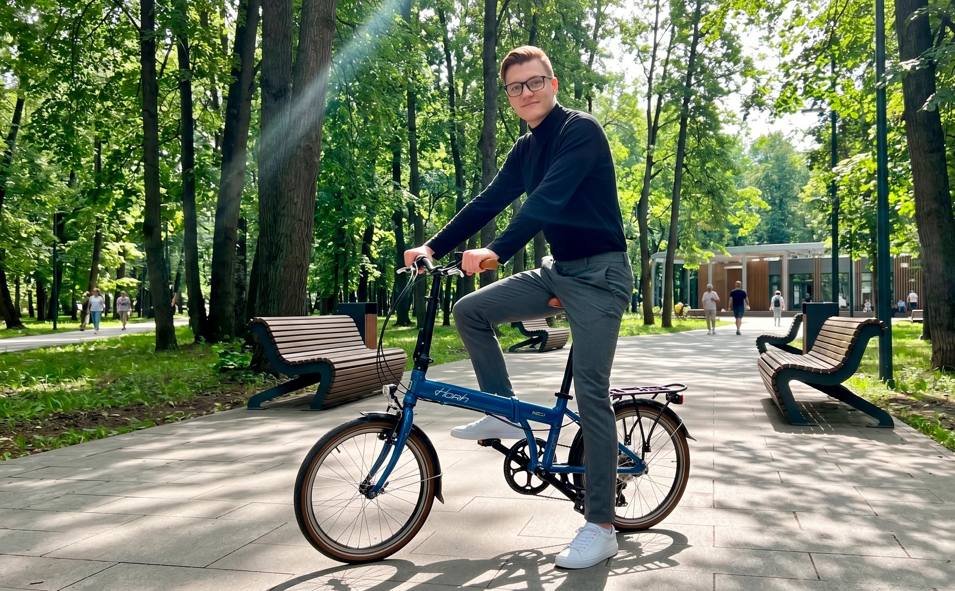 Велосипед HORH KAYO AM 20 N3V 20" (2025) Blue - миниатюра 4