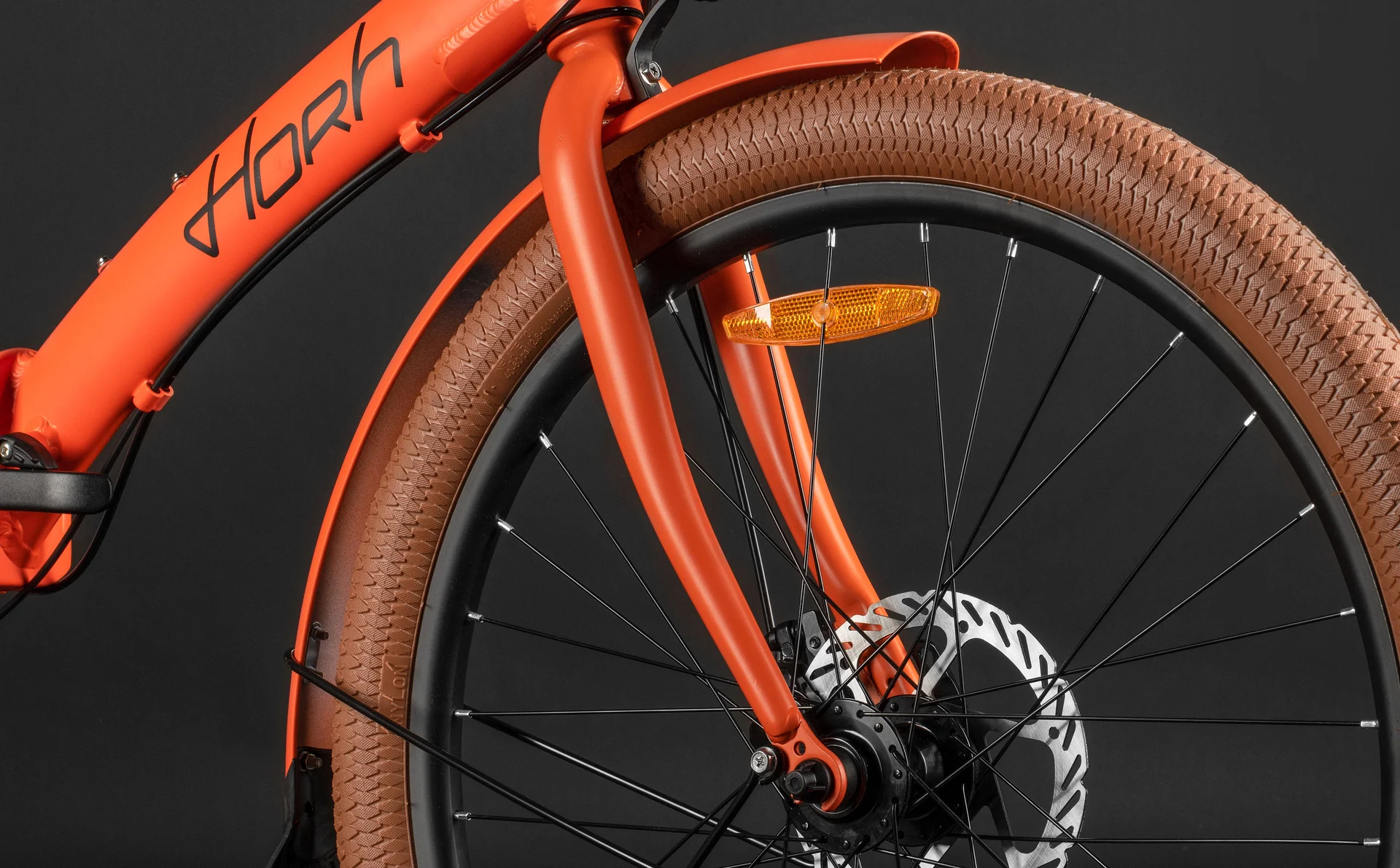 Велосипед HORH KAYO HKAYO24RD8D 24" (2025) Orange - миниатюра 10