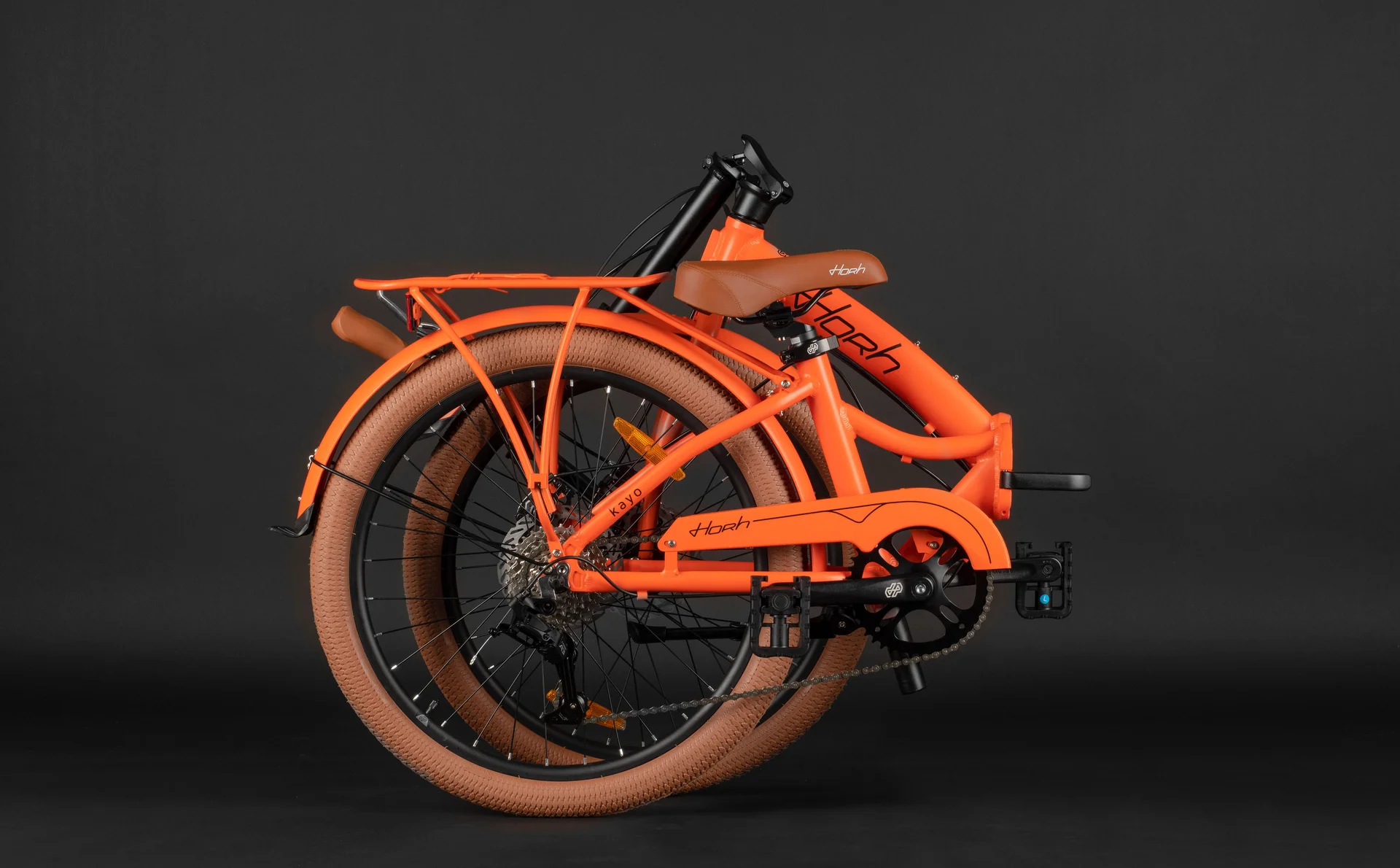 Велосипед HORH KAYO HKAYO24RD8D 24" (2025) Orange - миниатюра 16
