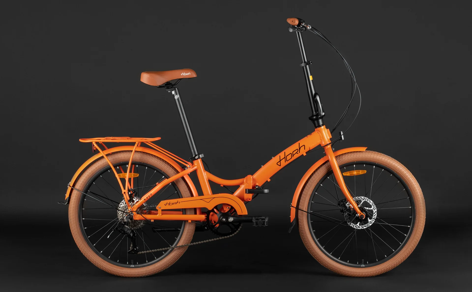 Велосипед HORH KAYO HKAYO24RD8D 24" (2025) Orange - миниатюра 5