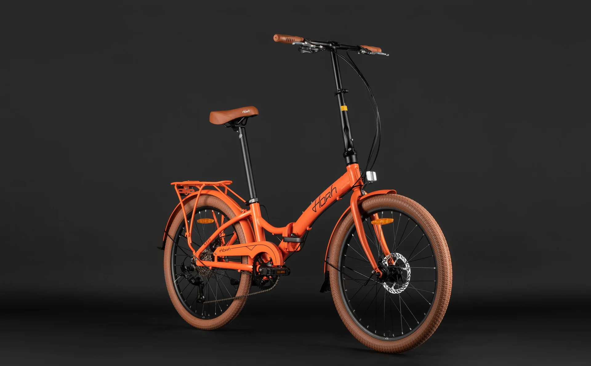 Велосипед HORH KAYO HKAYO24RD8D 24" (2025) Orange - миниатюра 6