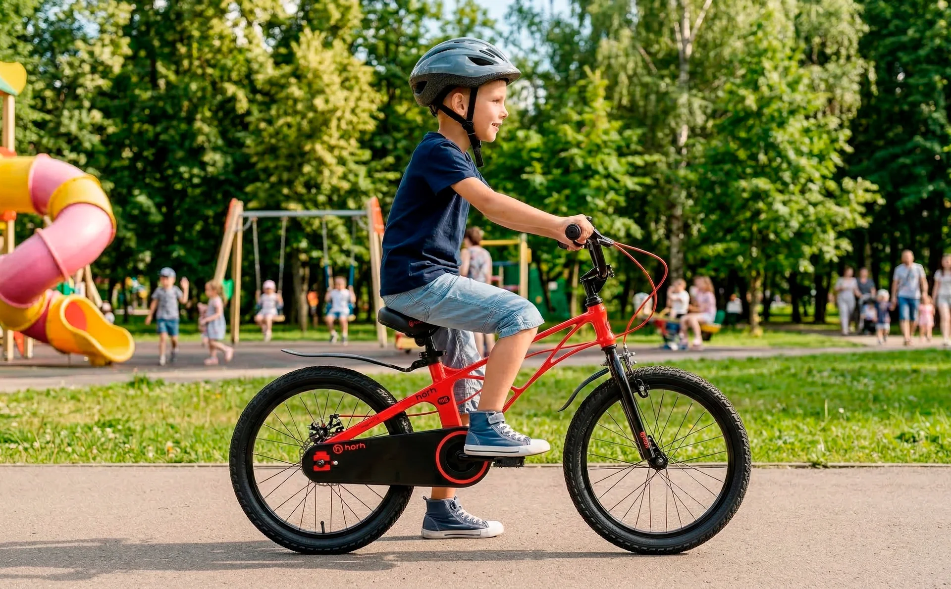 Велосипед HORH MAGNETTO 16 (2026) Red - миниатюра 2
