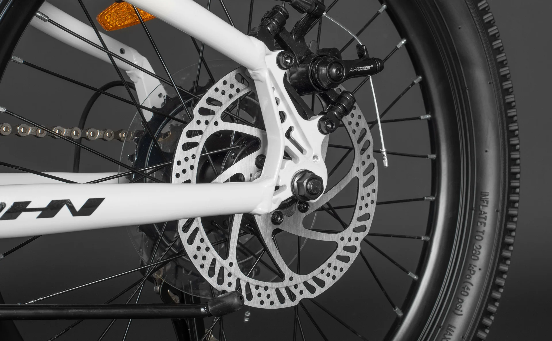 Велосипед HORH ROHAN RMD2.0 20" (2026) WHITE BLACK - миниатюра 14