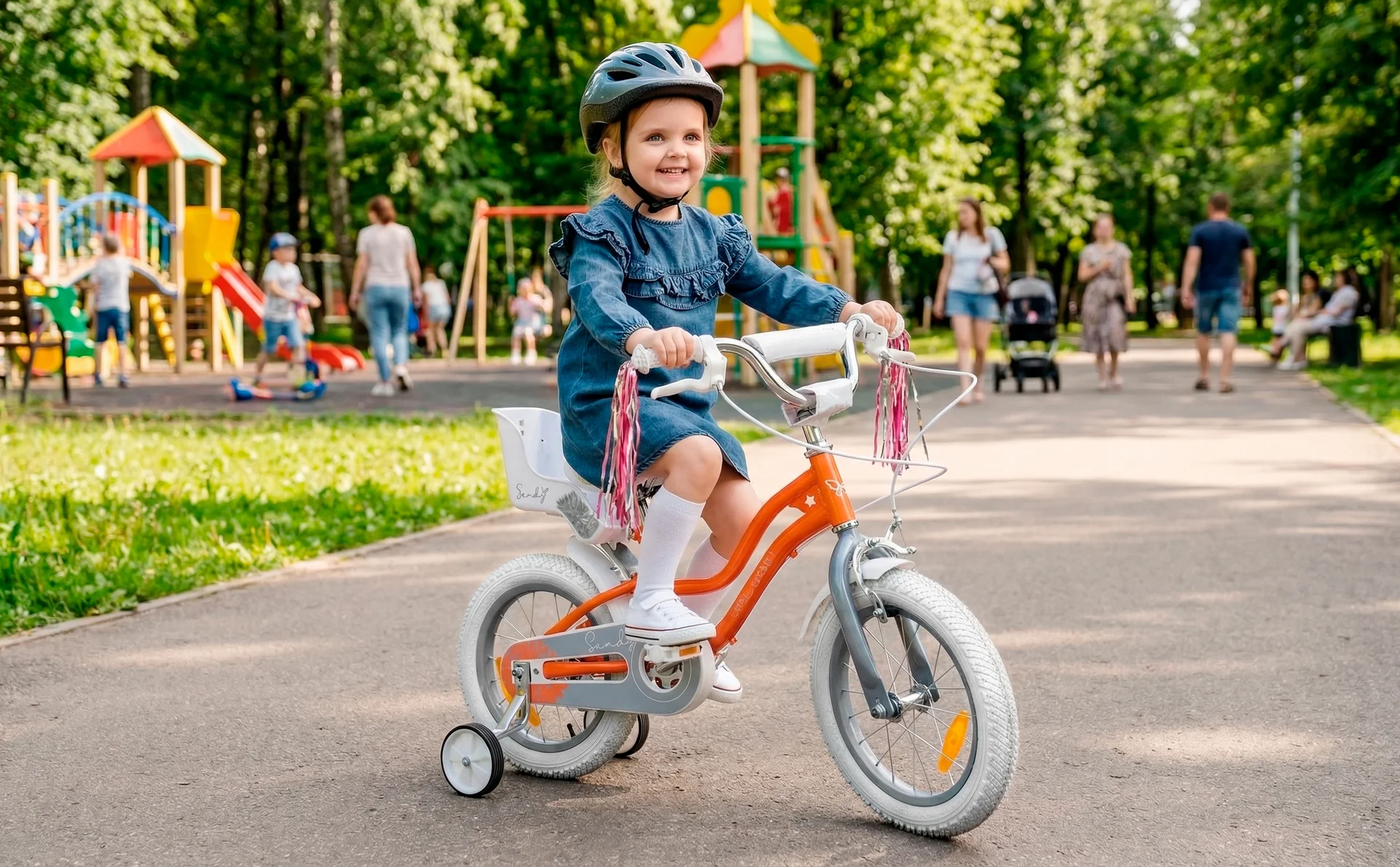 Велосипед HORH SANDY 14 (2026) Peach-White - миниатюра 3