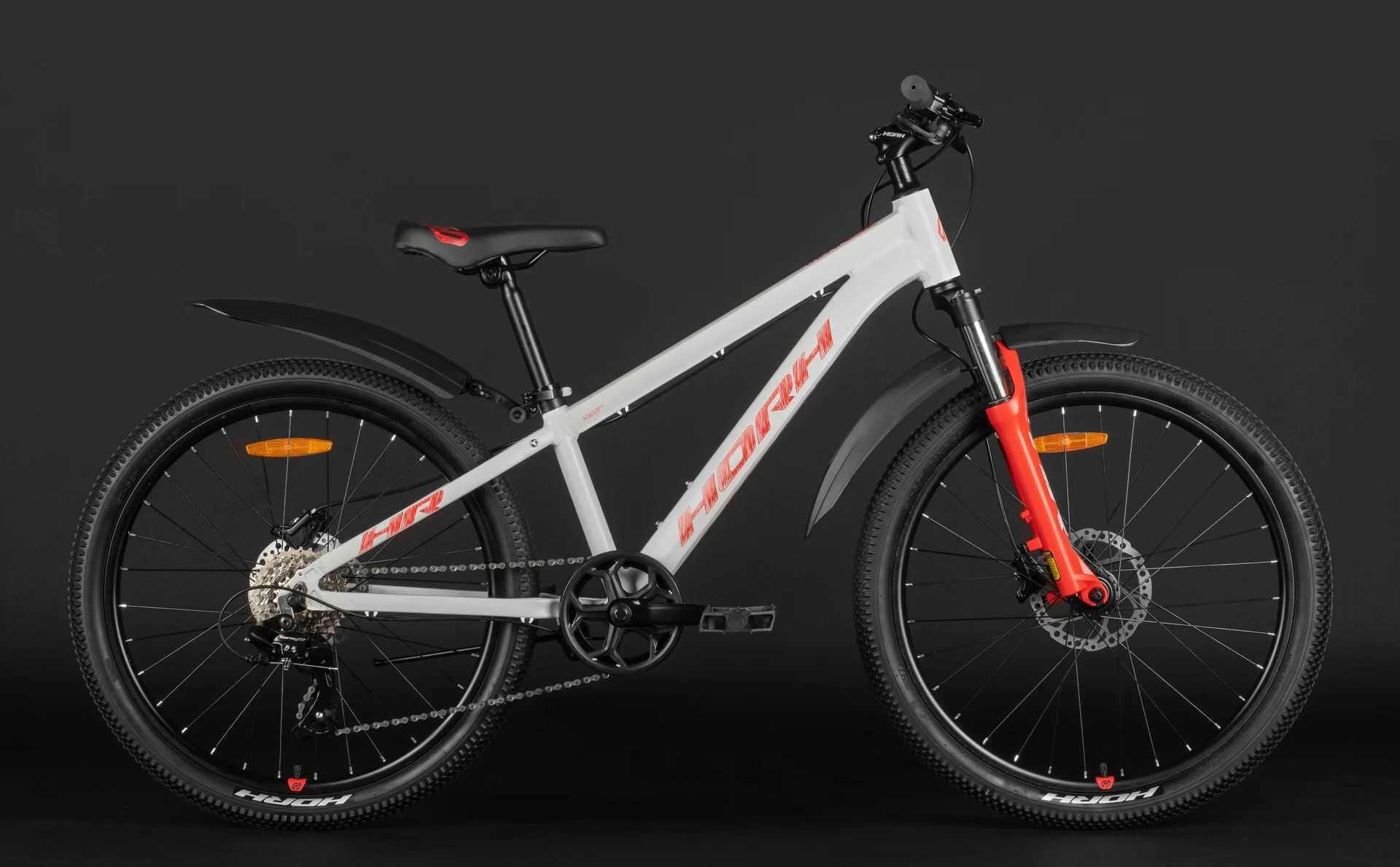 Велосипед HORH TONY HTYHD 4.2 24" (2026) White-Orange - миниатюра 5